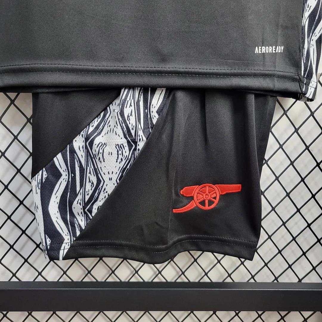 SIUjerseys-Arsenal 24-25 Away Kids Kit