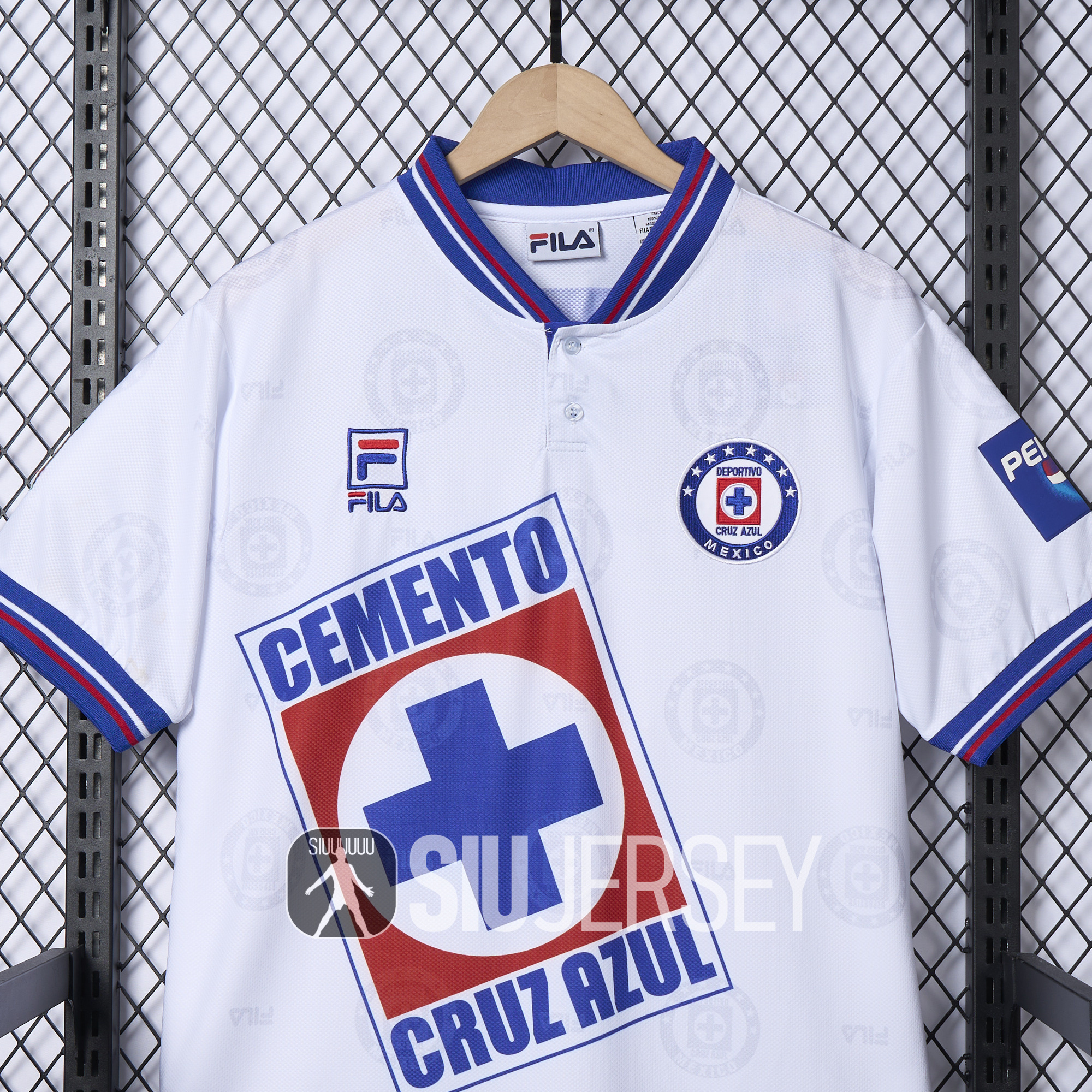 SIUjerseys-Retro Cruz Azul 1998-99 Away Jersey - Fans Version
