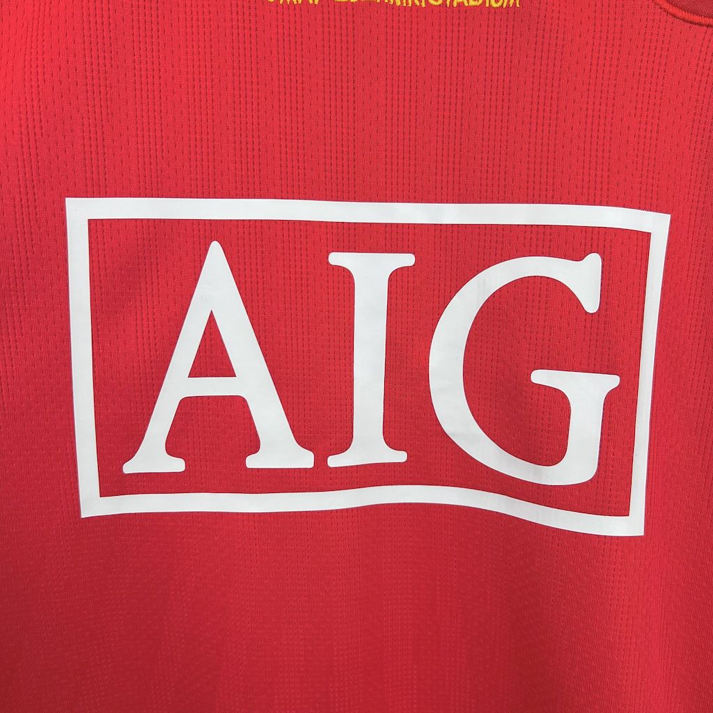 SIUjerseys-Retro Manchester United 07-08 Champions League Final Home Long Sleeve Jersey