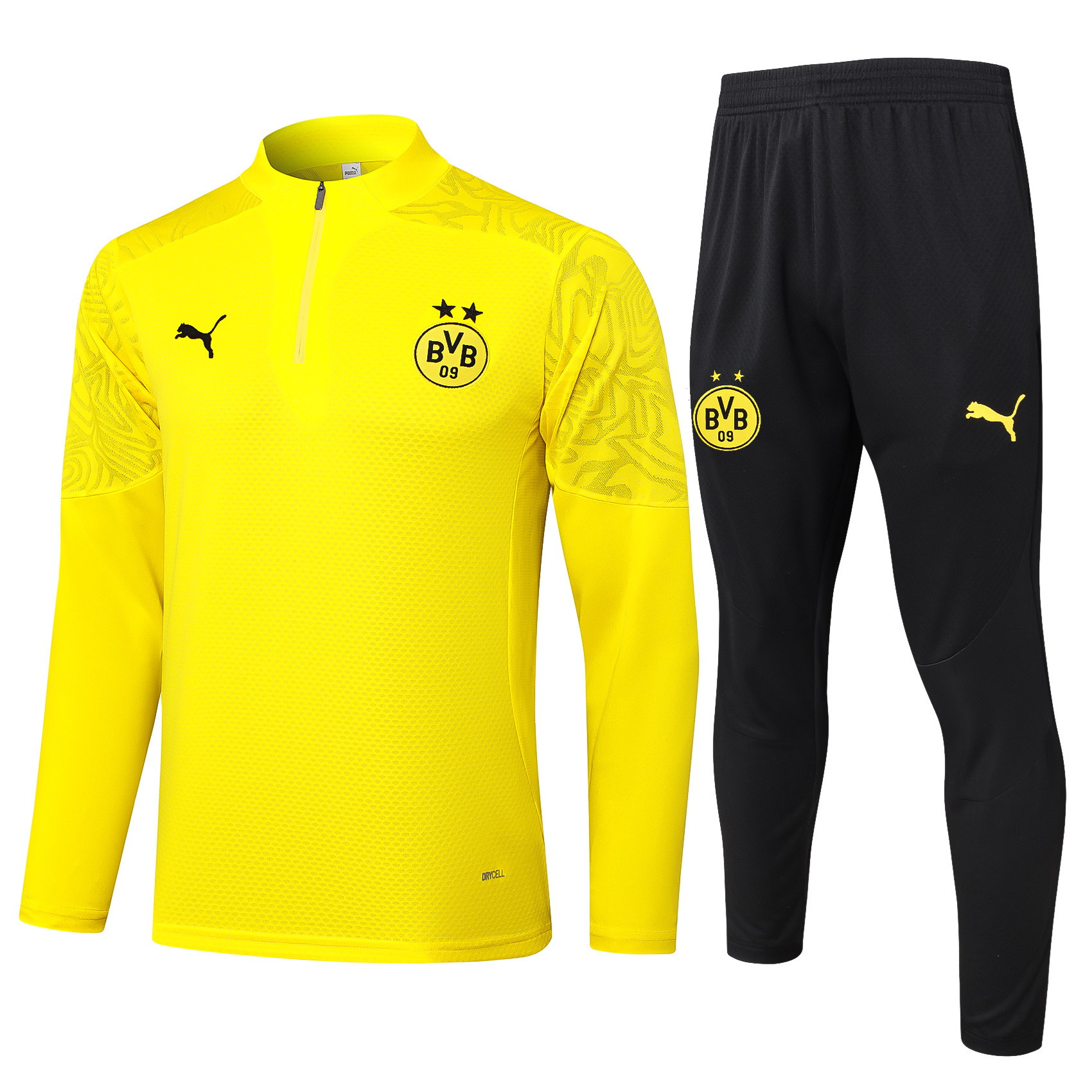 SIUjerseys-Dortmund 24-25 Long Sleeve Training Set - Player Version - Yellow