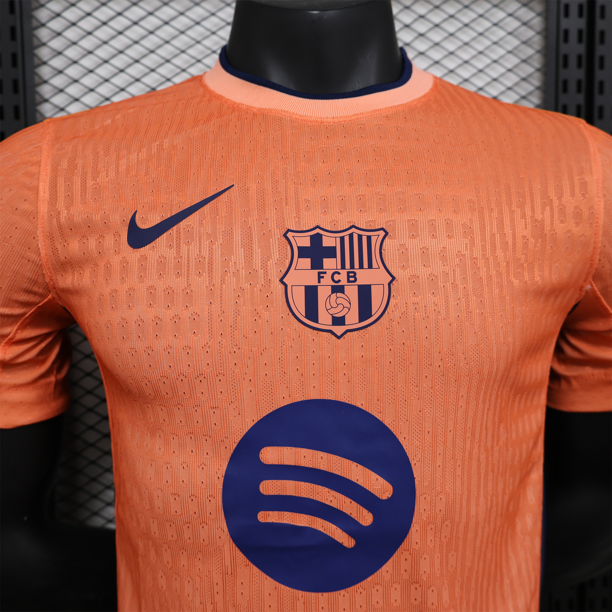 unitedfutballjersey-Barcelona 24-25 Orange Special Edition Jersey - Player Version