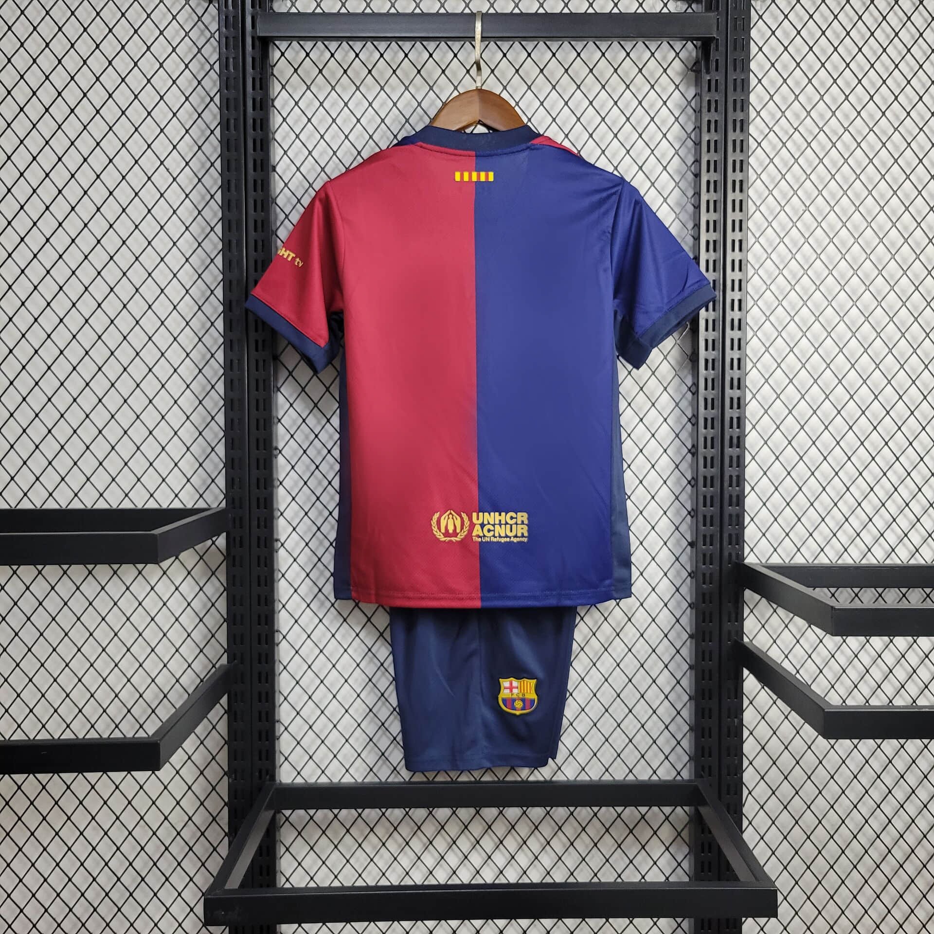 SIUjerseys-Barcelona X Coldplay 24-25 Home Co-Branded Kids Kit