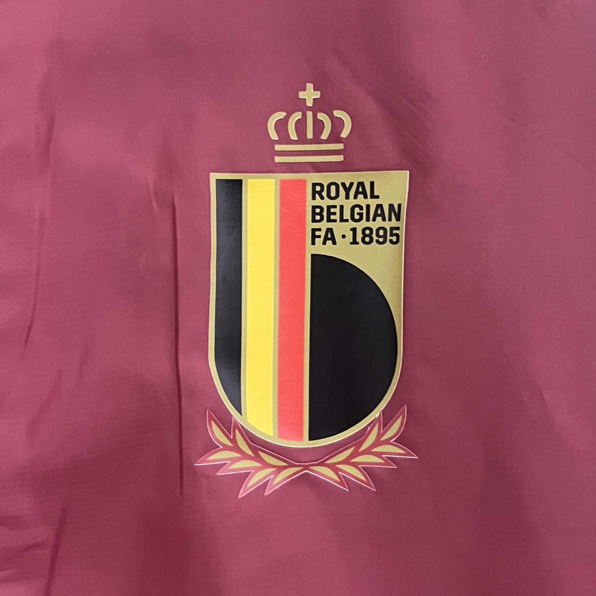 SIUjerseys-Belgium 2024 Double Sided Reversible Windbreaker - Red & Yellow
