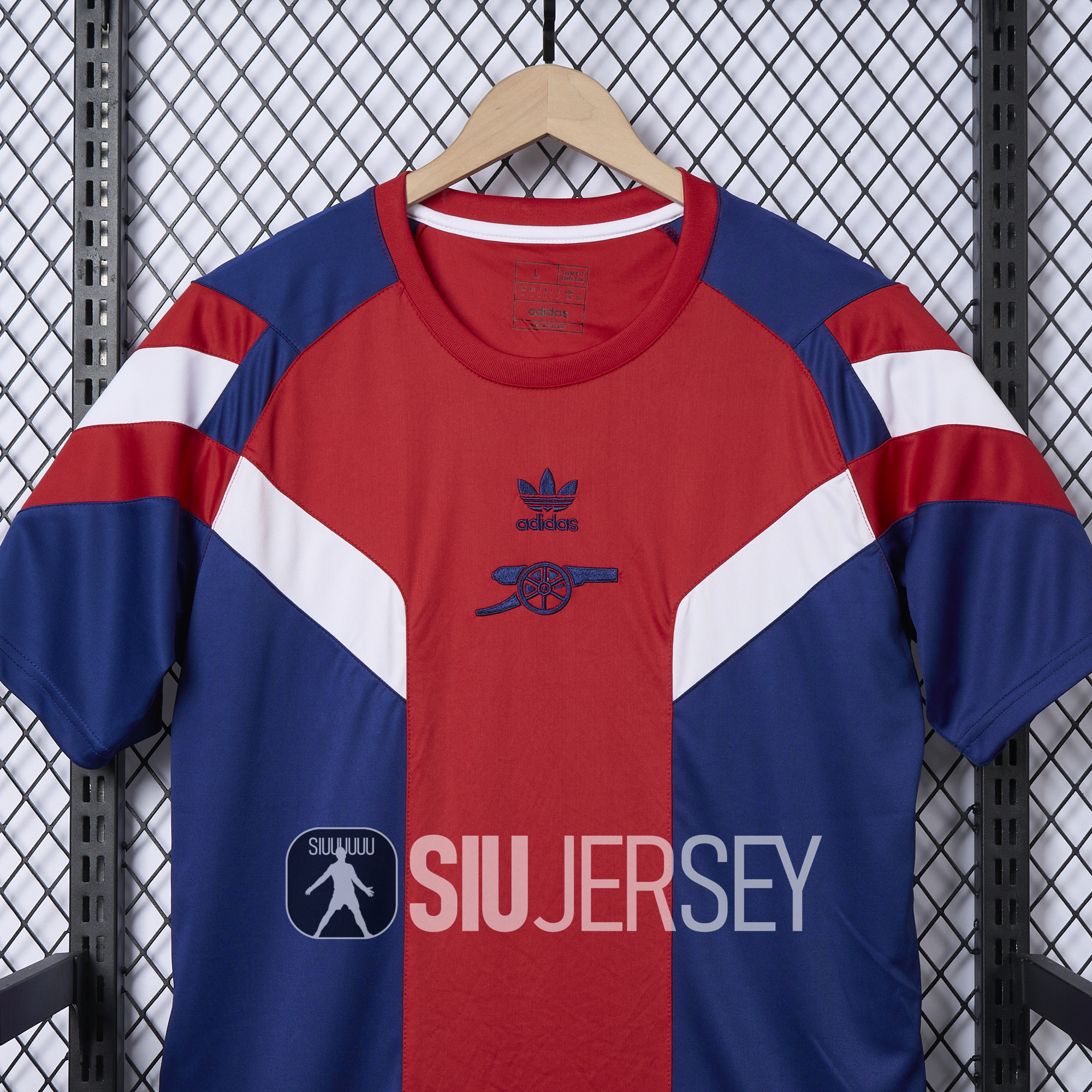 SIUjerseys-Arsenal 24-25 Originals LFSTLR Purple and Red Jersey - Fans Version