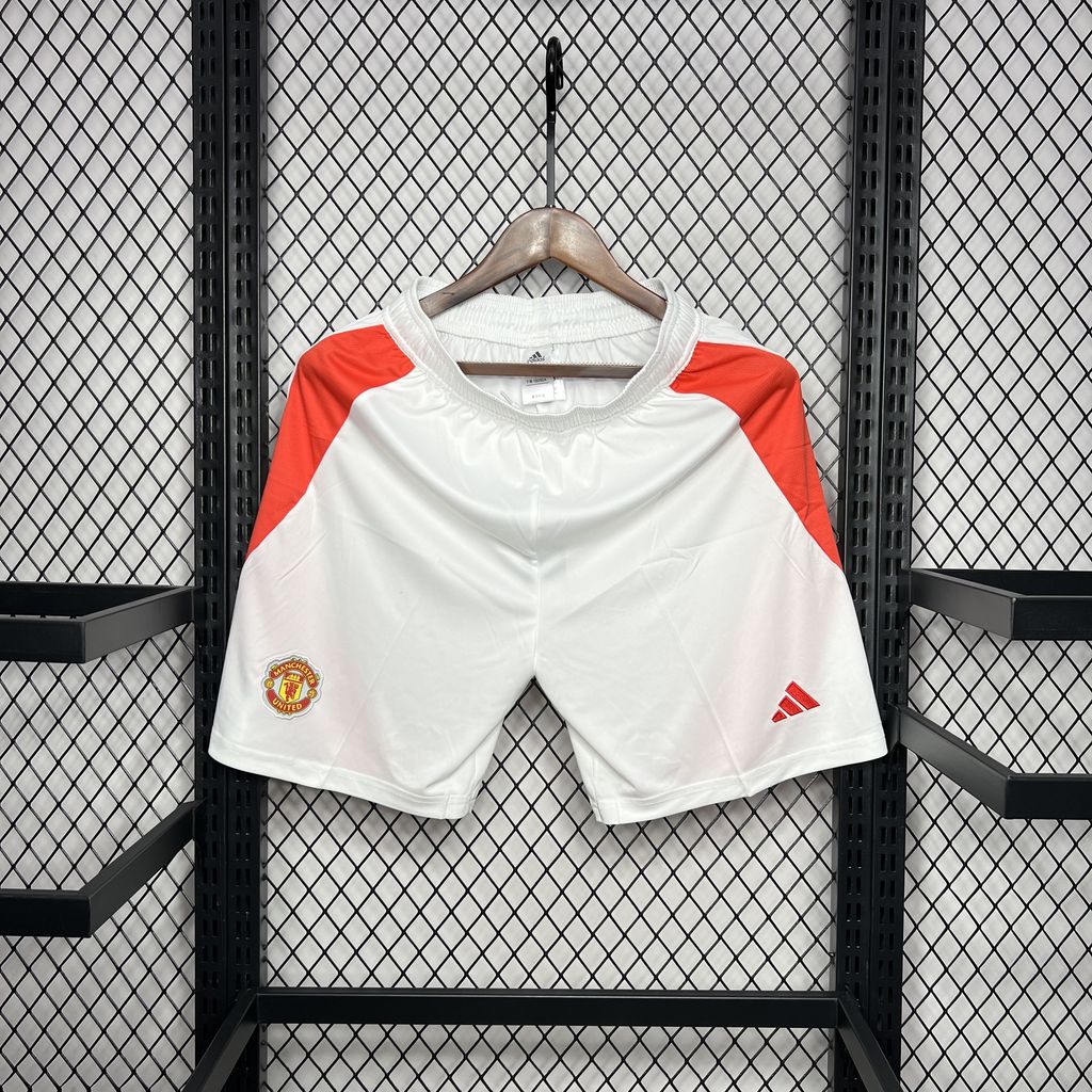 SIUjerseys-Manchester United 24-25 Home Shorts - Fans Version