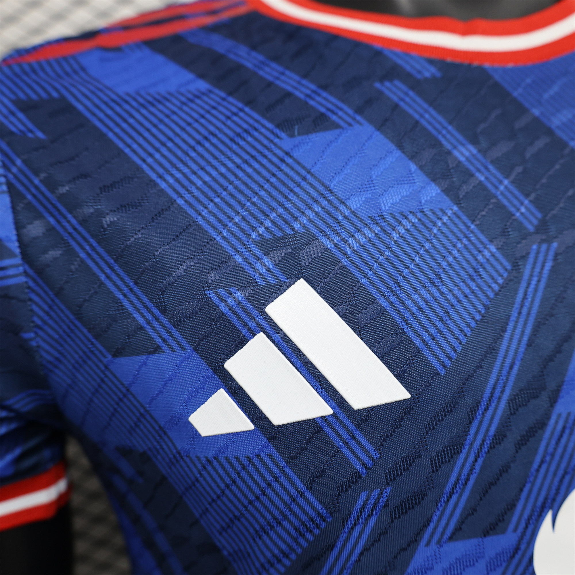 unitedfutballjersey-Manchester United 24-25 Blue Stripe Special Edition Jersey - Player Version