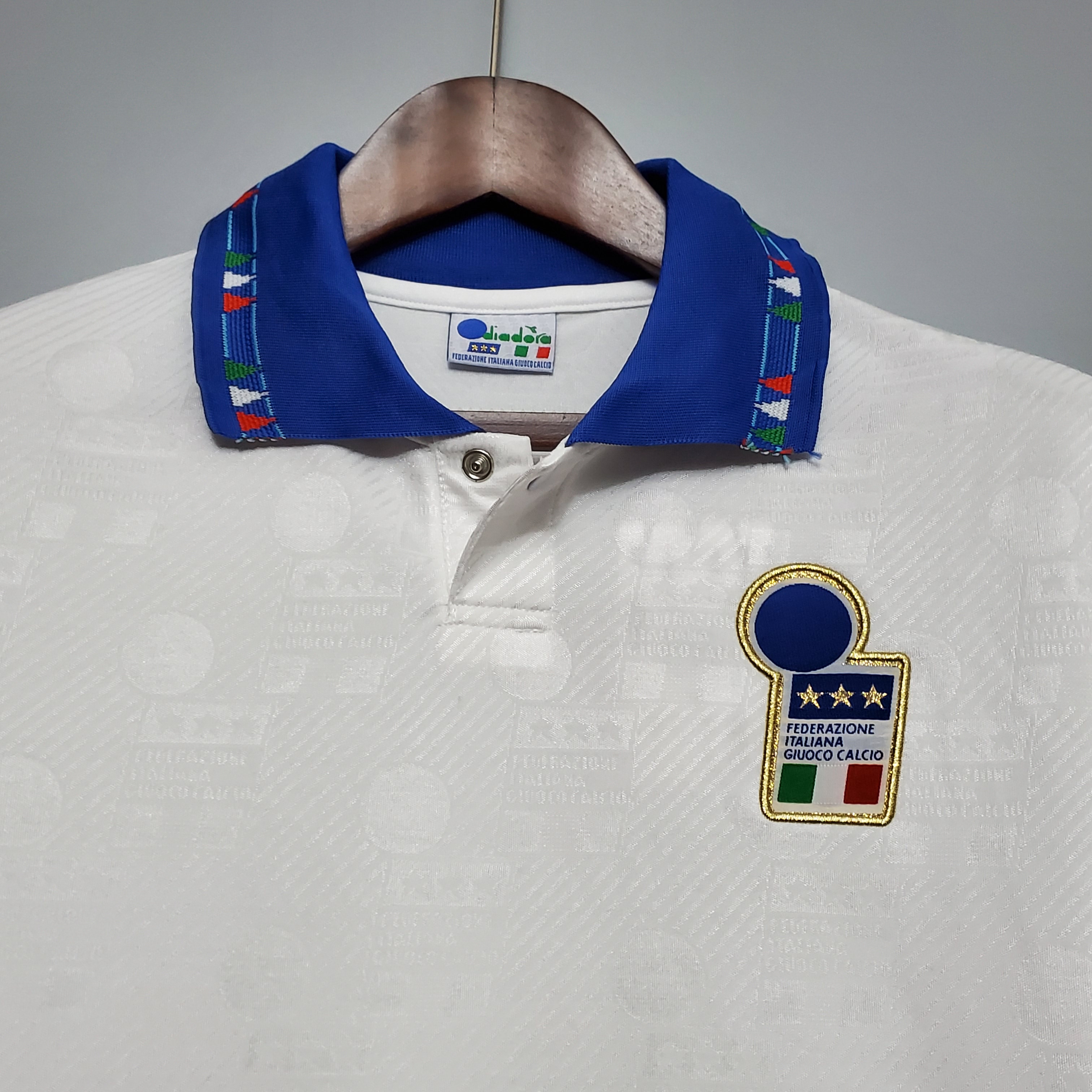 SIUjerseys-Retro Italy 1994 Away Stadium Jersey