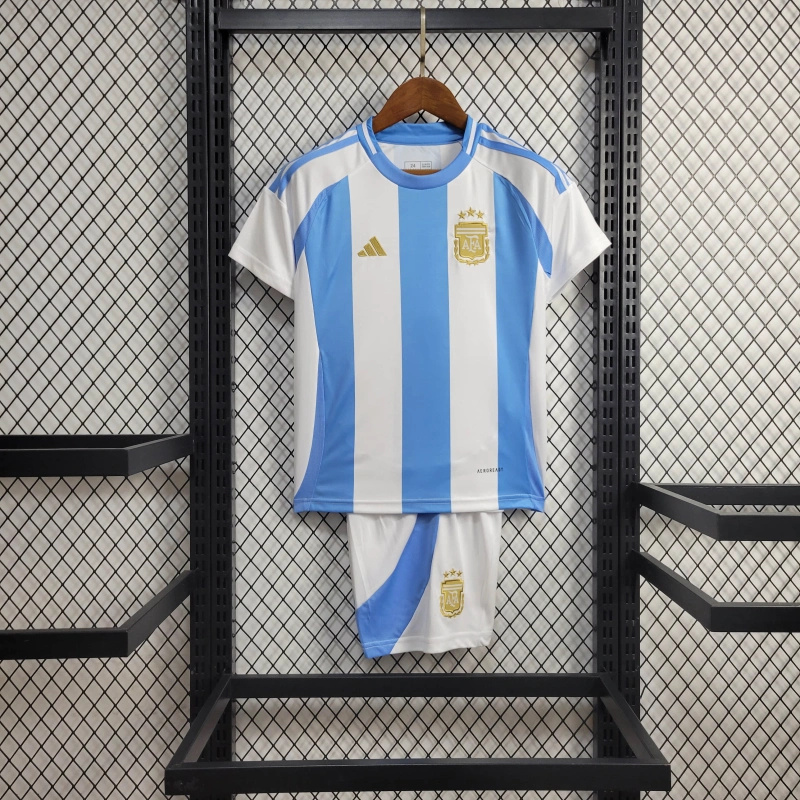 SIUjerseys-Argentina 2024 Home Stadium Kids Kit