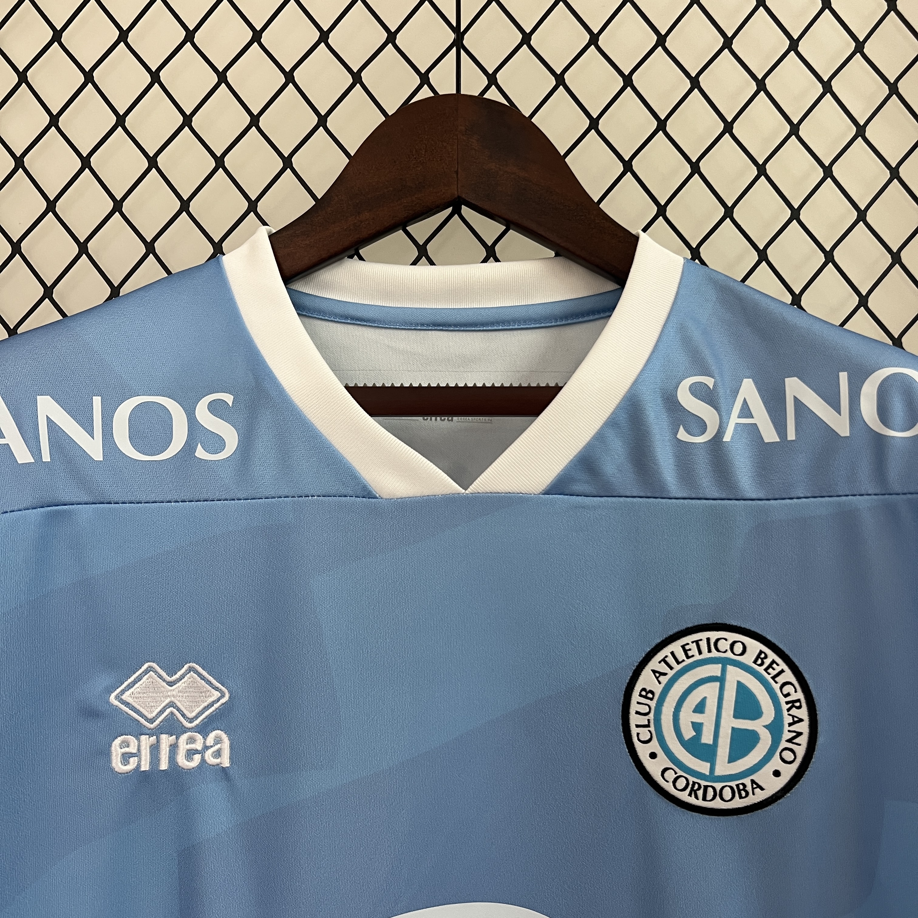 unitedfutballjersey-Belgrano 24-25 Home Stadium Jersey - Fans Version