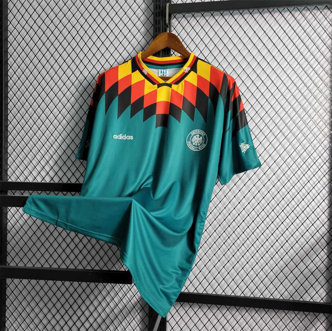 SIUjerseys-Retro Germany 1994 Away Stadium Jersey