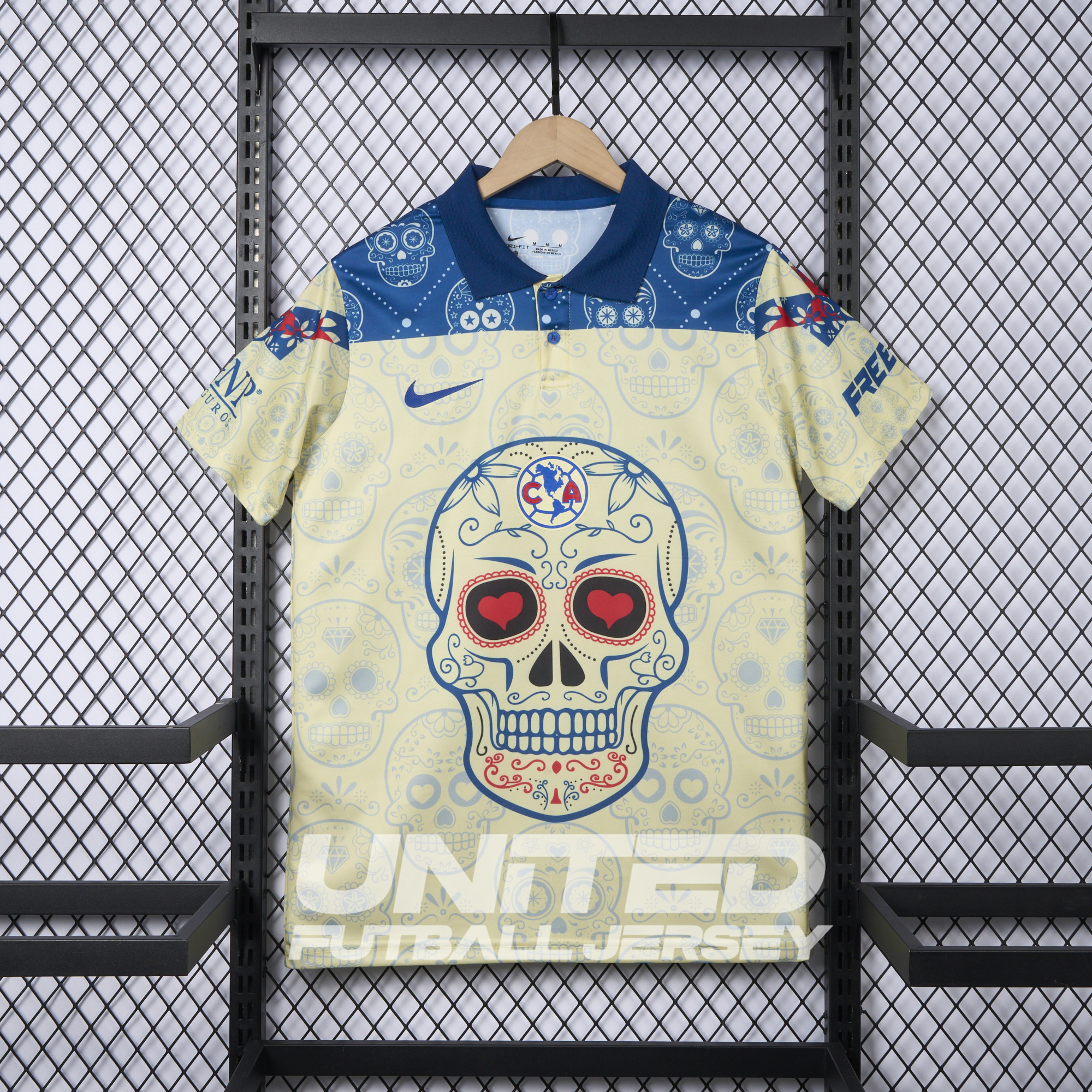 unitedfutballjersey-Club América 24-25 Day of the Dead Special Edition Jersey - Fans Version