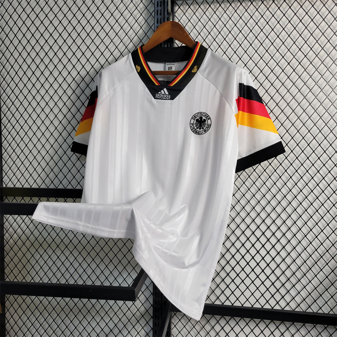 SIUjerseys-Retro Germany 1992 Home Stadium Jersey