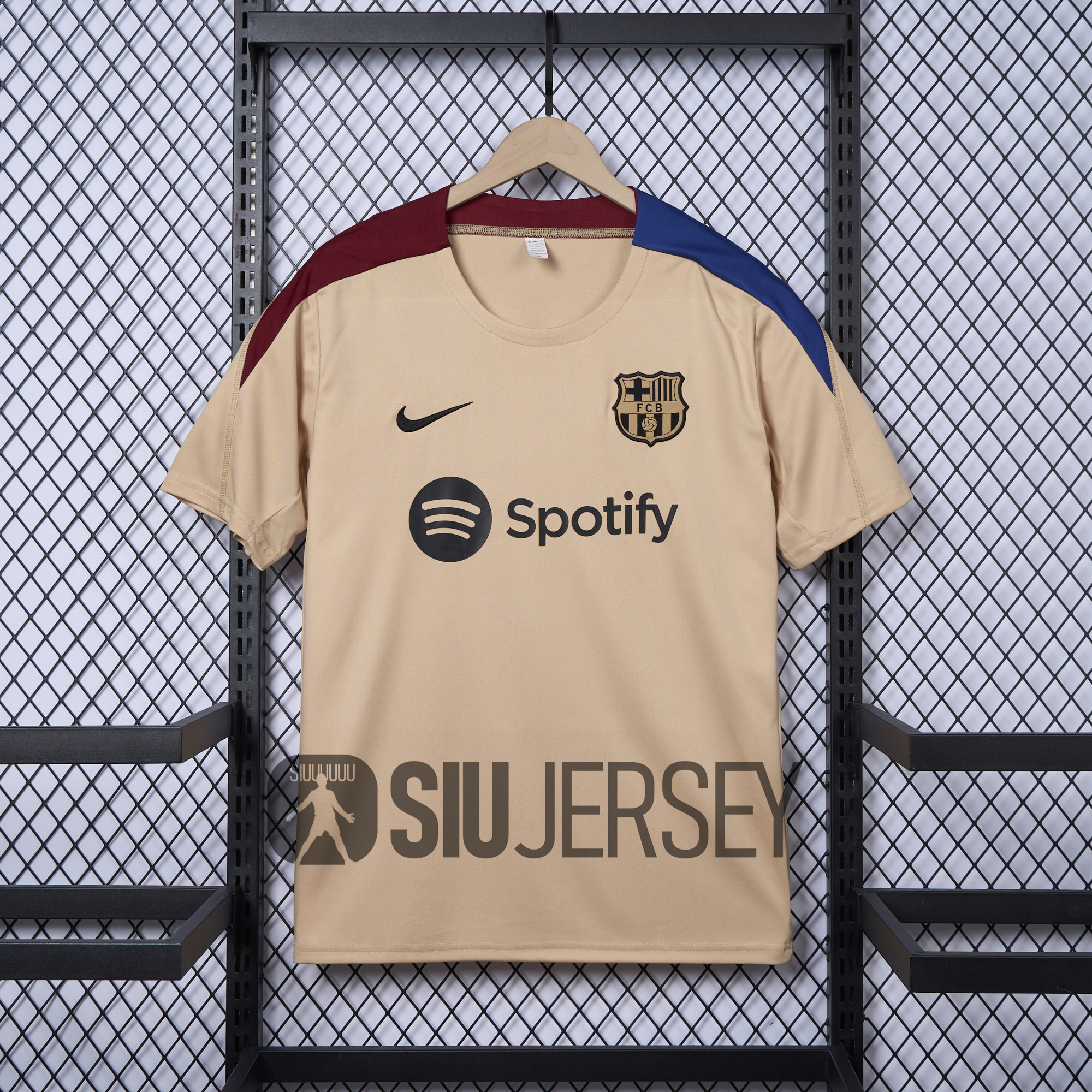 SIUjerseys-Barcelona 24-25 Frick Same Style Coach Training Shirt - Gold