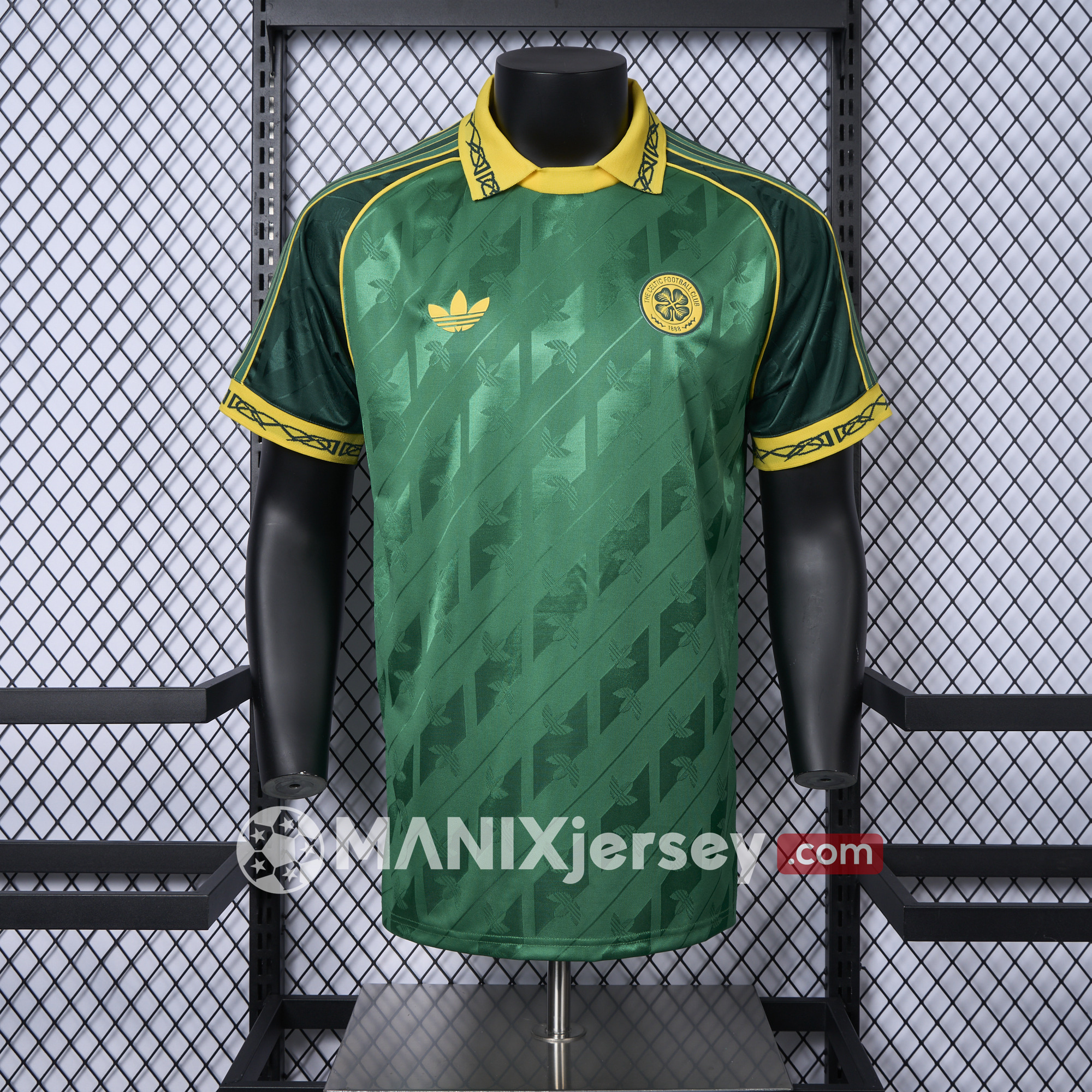 ManixJersey.com | Celtic 24-25 Originals LFSTLR Green Jersey - Player Version -Customize Name, Number and Patch | Worldwide Shipping