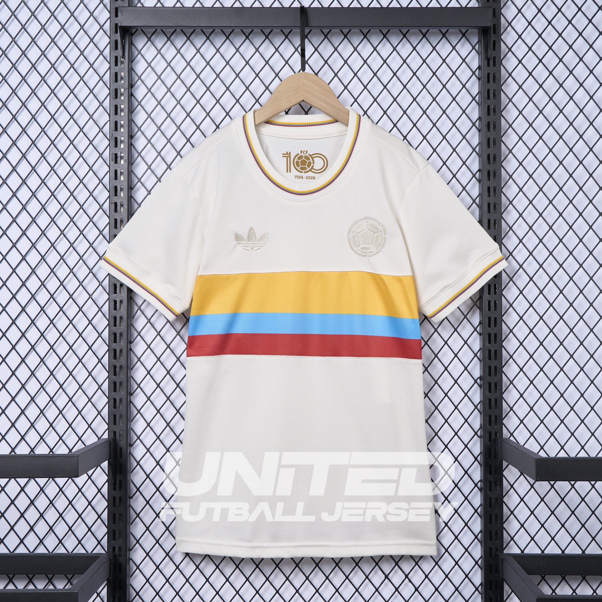 unitedfutballjersey-Women's Colombia 2024 100th Anniversary Jersey