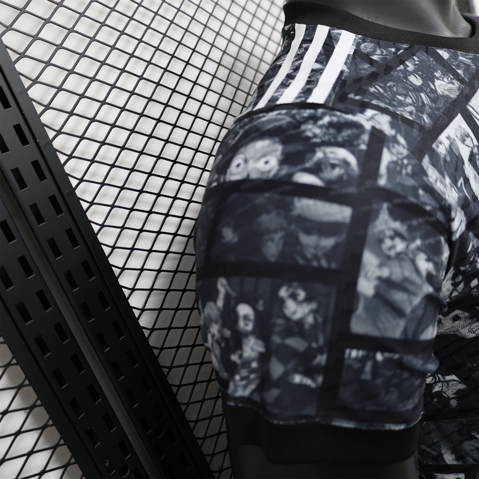 unitedfutballjersey-Japan 2024 Black Doraemon Grid Jersey - Player Version