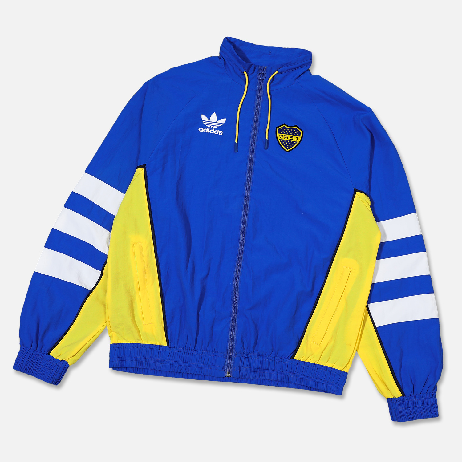 SIUjerseys-Boca Juniors 24-25 Blue Throwback Windbreaker Suit - Jackets & Pants