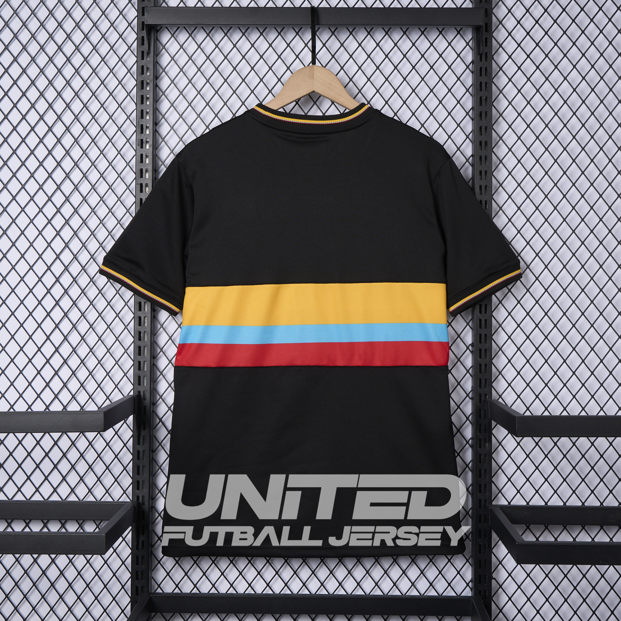 unitedfutballjersey-Colombia 2024 100th Anniversary Black Jersey - Fans Version