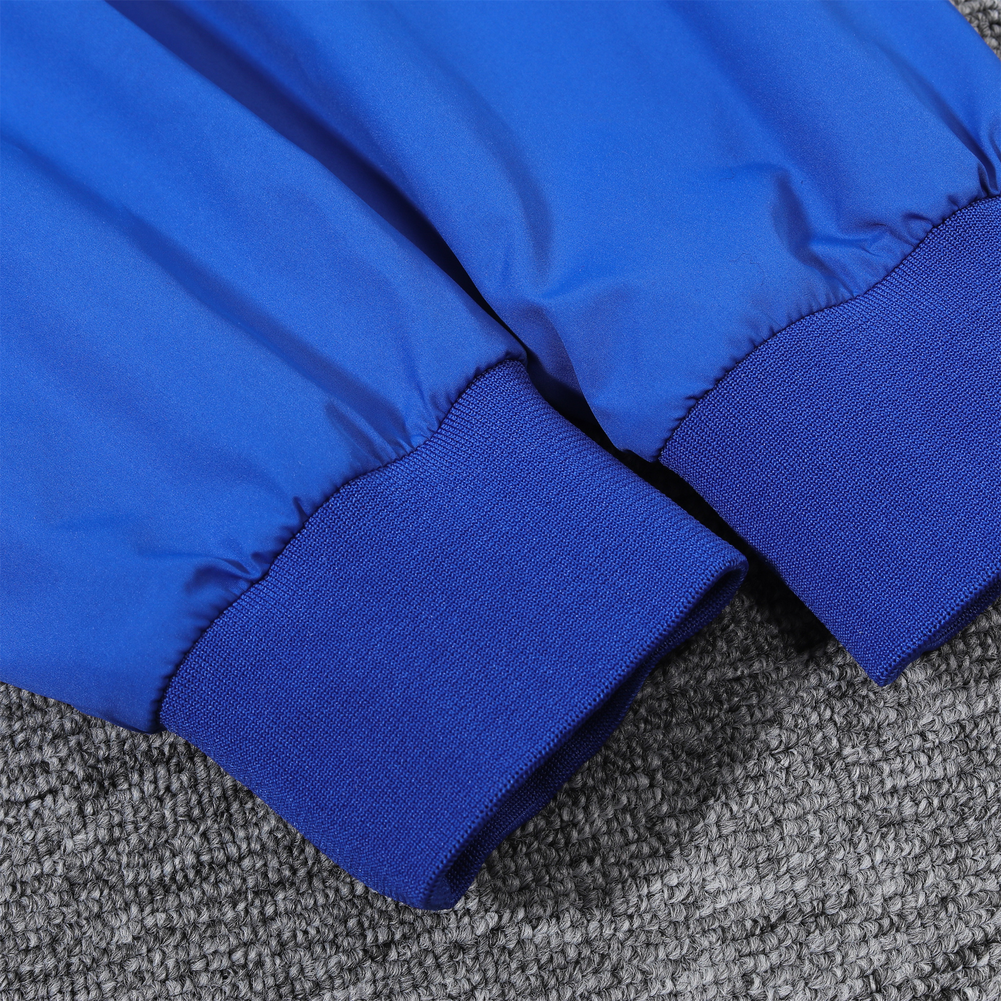 SIUjerseys-Brazil 2024 National Team Anthem Blue Hooded Windbreaker - Player Version