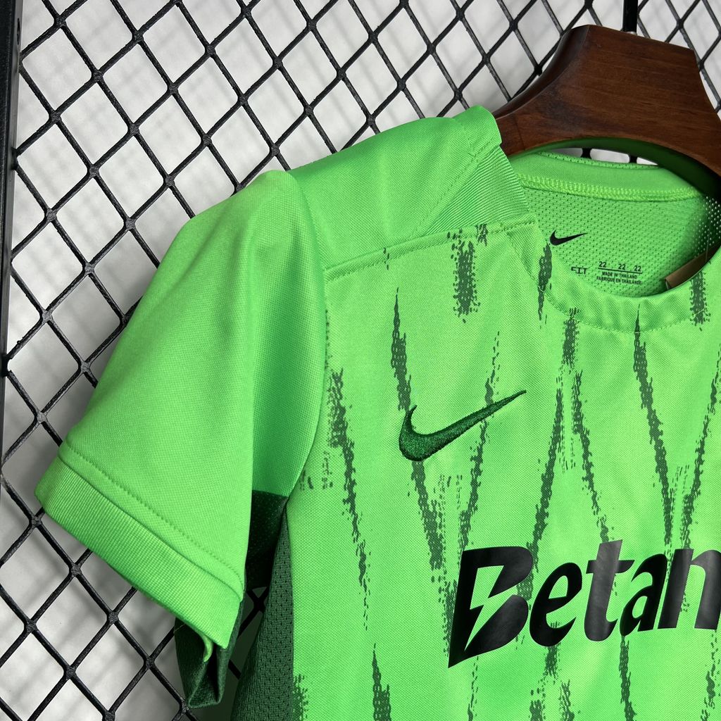 SIUjerseys-Sporting CP Portugal 24-25 Third Kids Kit