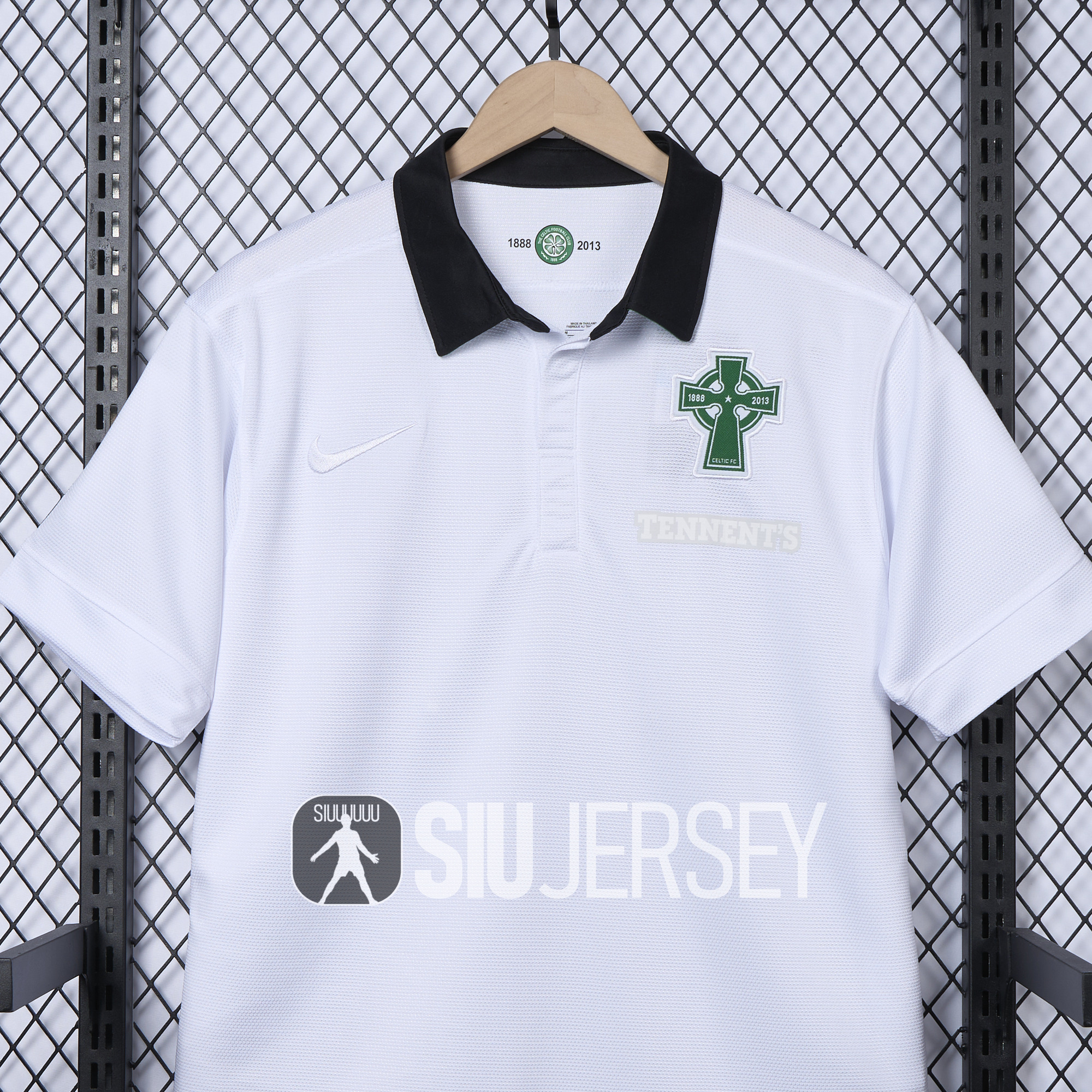 SIUjerseys-Retro Celtic 2012-13 Third 125th Anniversary White POLO Shirt