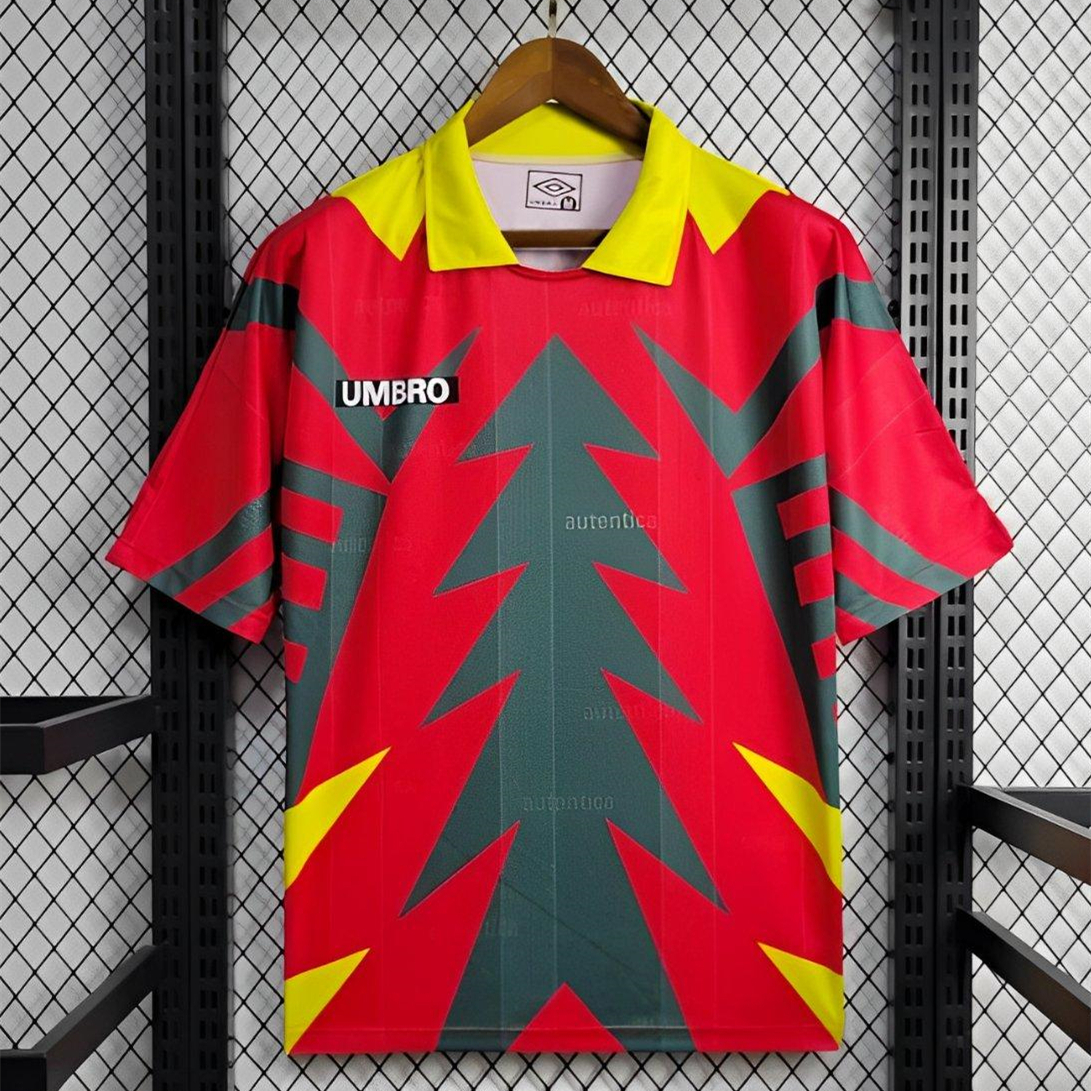 SIUjerseys-Retro Mexico 1998 World Cup Goalkeeper Red Jersey