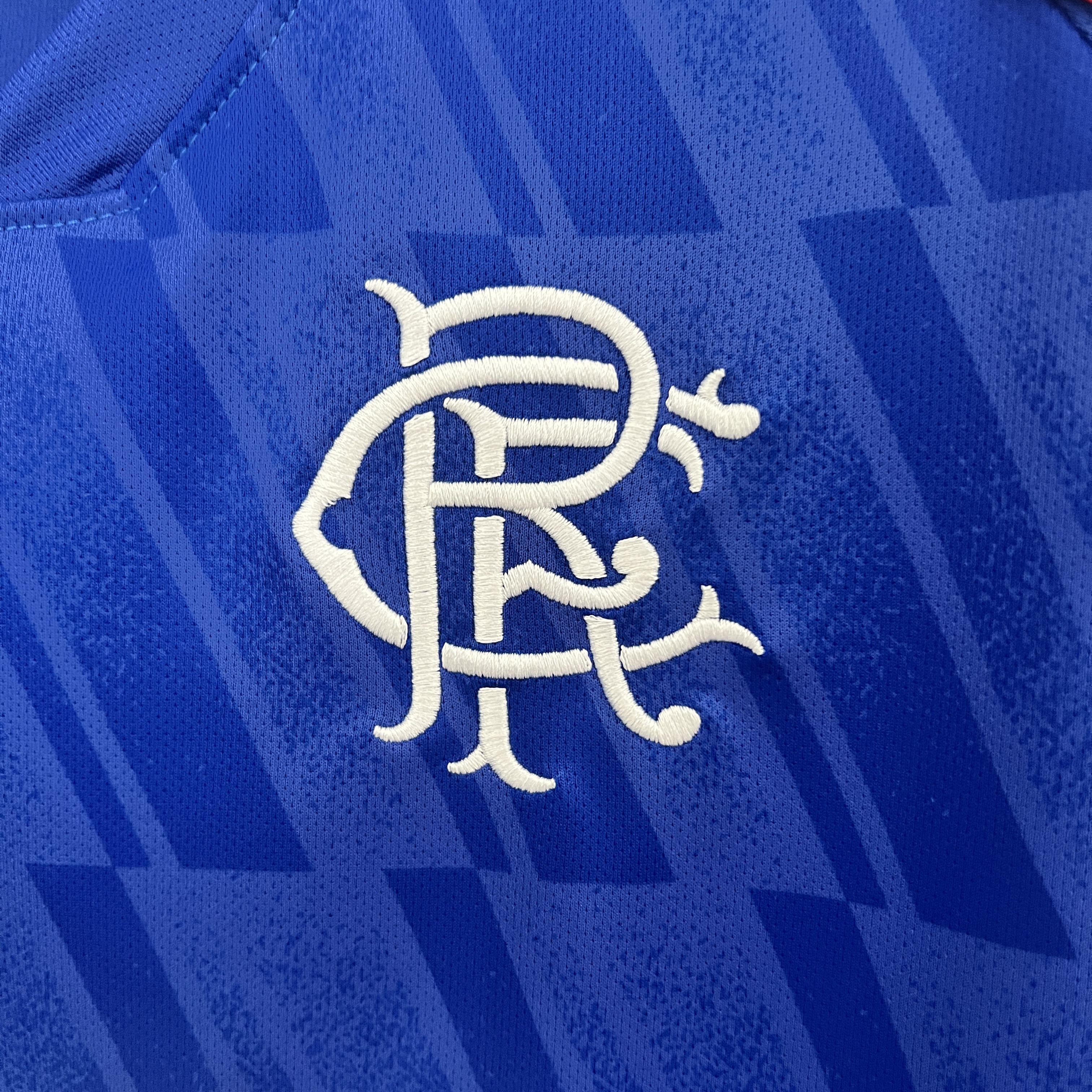 unitedfutballjersey-Glasgow Rangers 24-25 Home Stadium Jersey - Fans Version