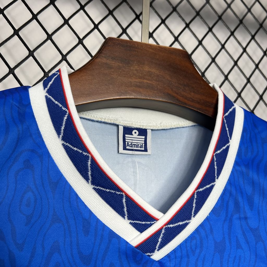 SIUjerseys-Retro Glasgow Rangers 1990-92 Home Stadium Jersey