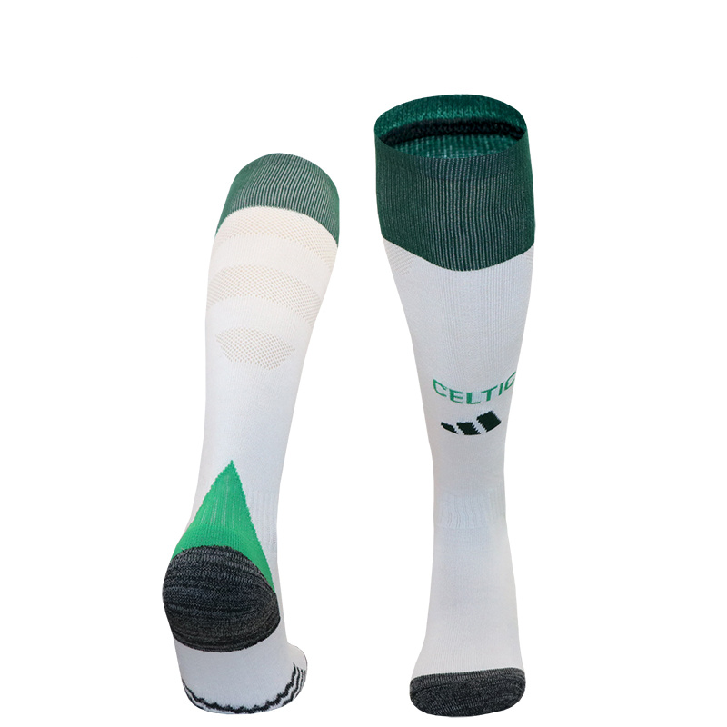 ManixJersey.com | Celtic 24-25 Home Socks - White & Green -Customize Name, Number and Patch | Worldwide Shipping