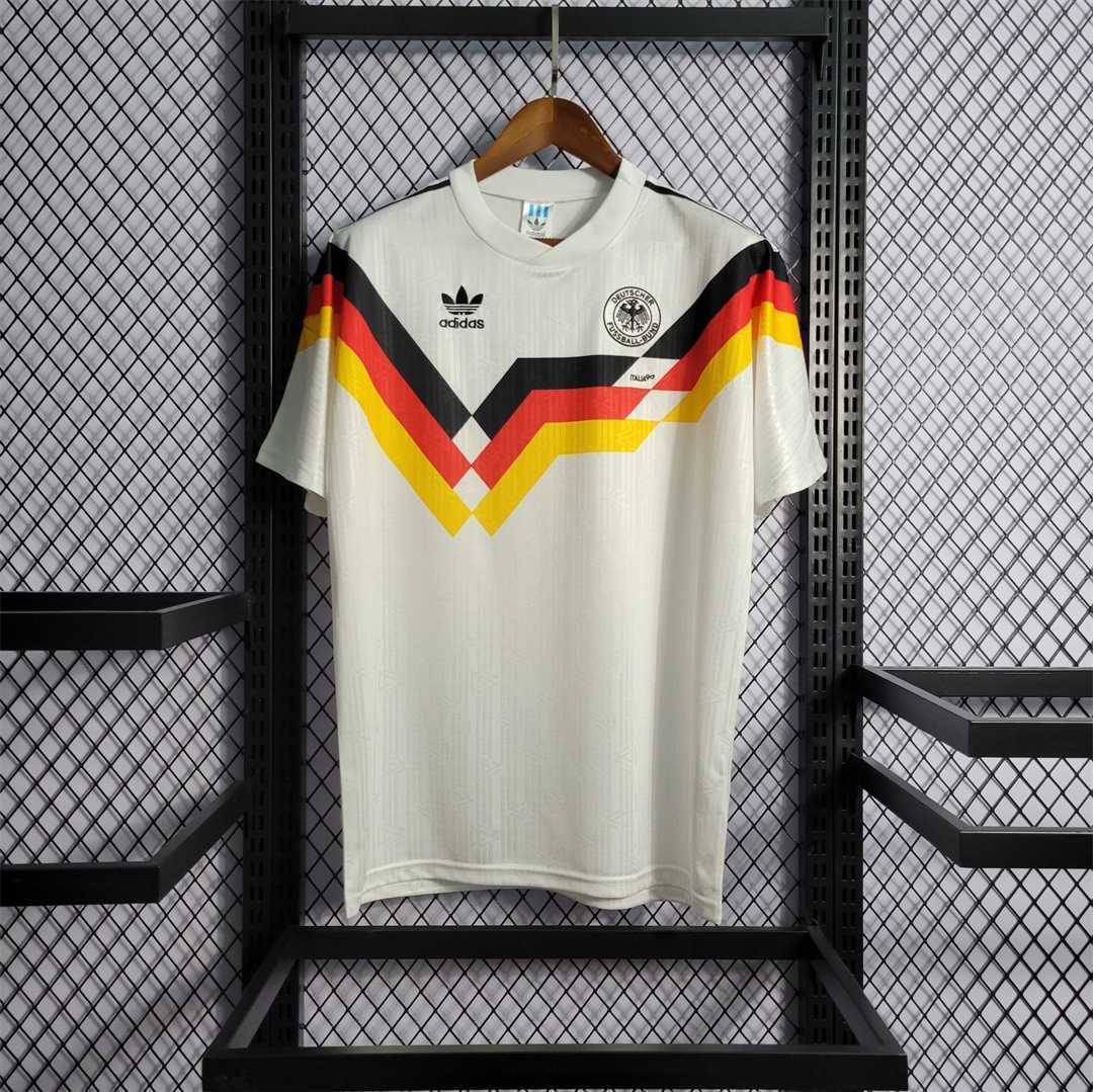 SIUjerseys-Retro Germany 1990 Home Stadium Jersey