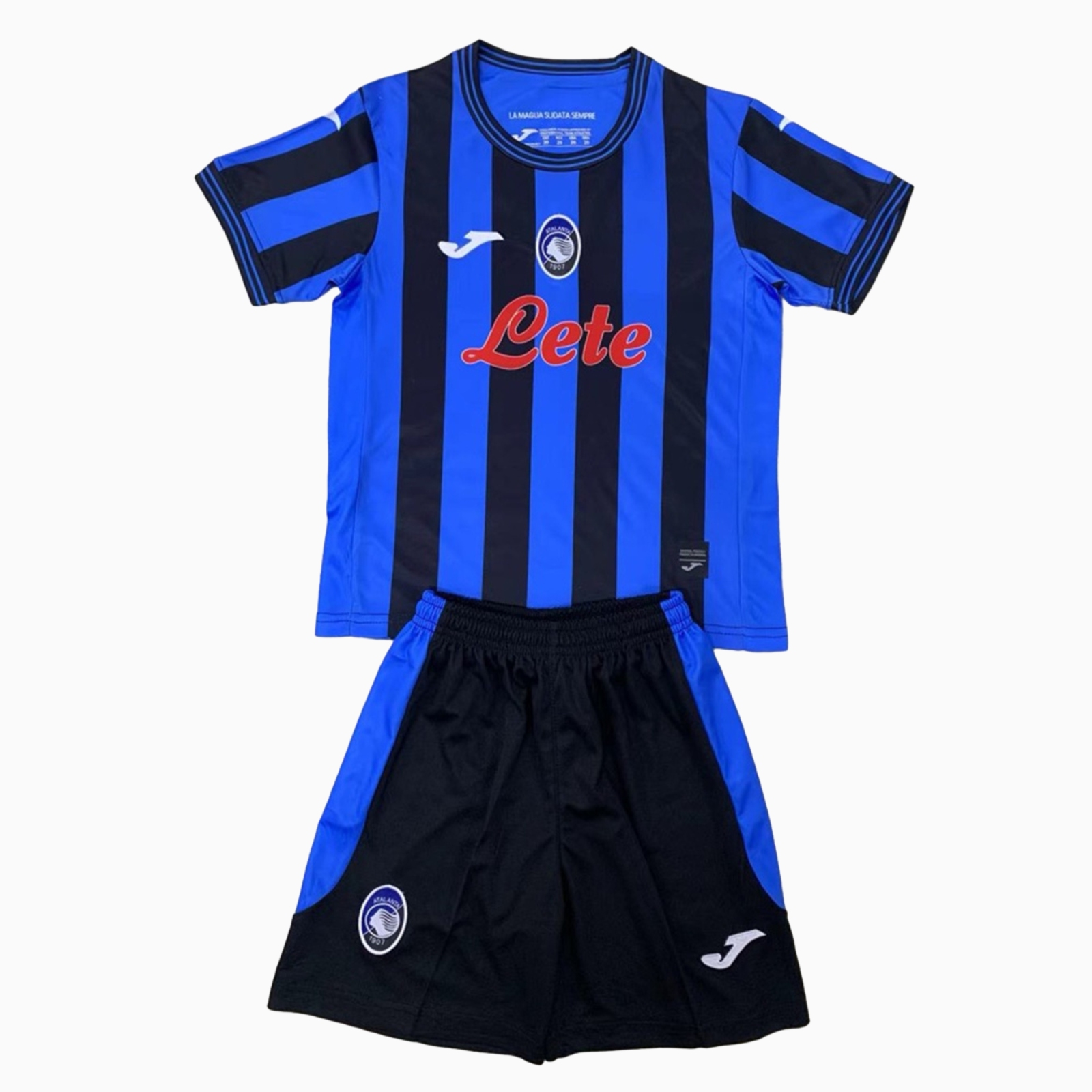unitedfutballjersey-Atalanta 24-25 Home Men's Adult Jersey Set - Fans Version