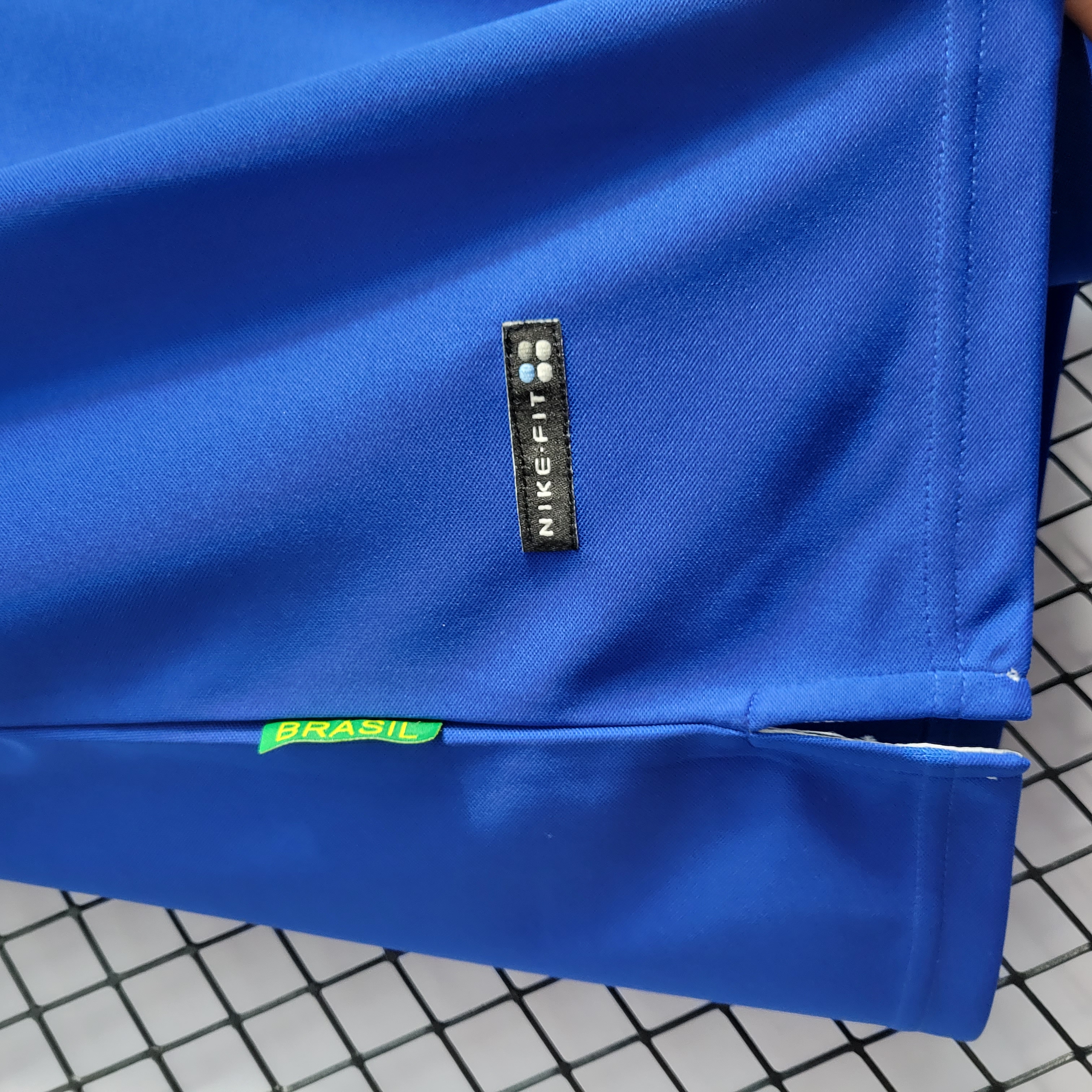 SIUjerseys-Retro Brazil 1998 Away Stadium Jersey