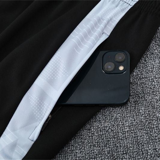 SIUjerseys-Real Madrid 2025 Kids Long Sleeve Training Set - Three Color Mixing