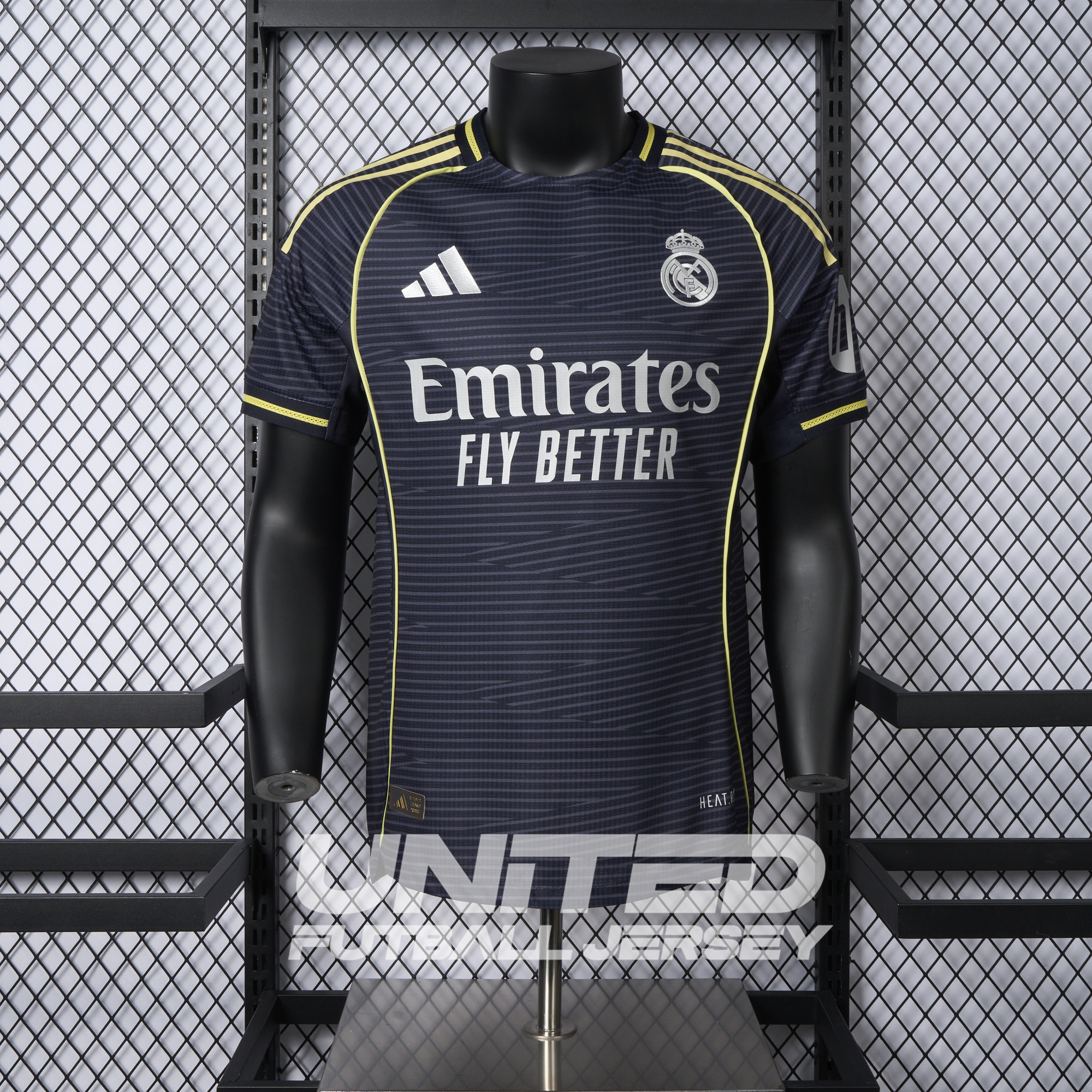 Unitedfootballkit.com | Real Madrid 25-26 Away Jersey (Informal-release Version) - Player Version -Customize Name, Number and Patch | Worldwide Shipping