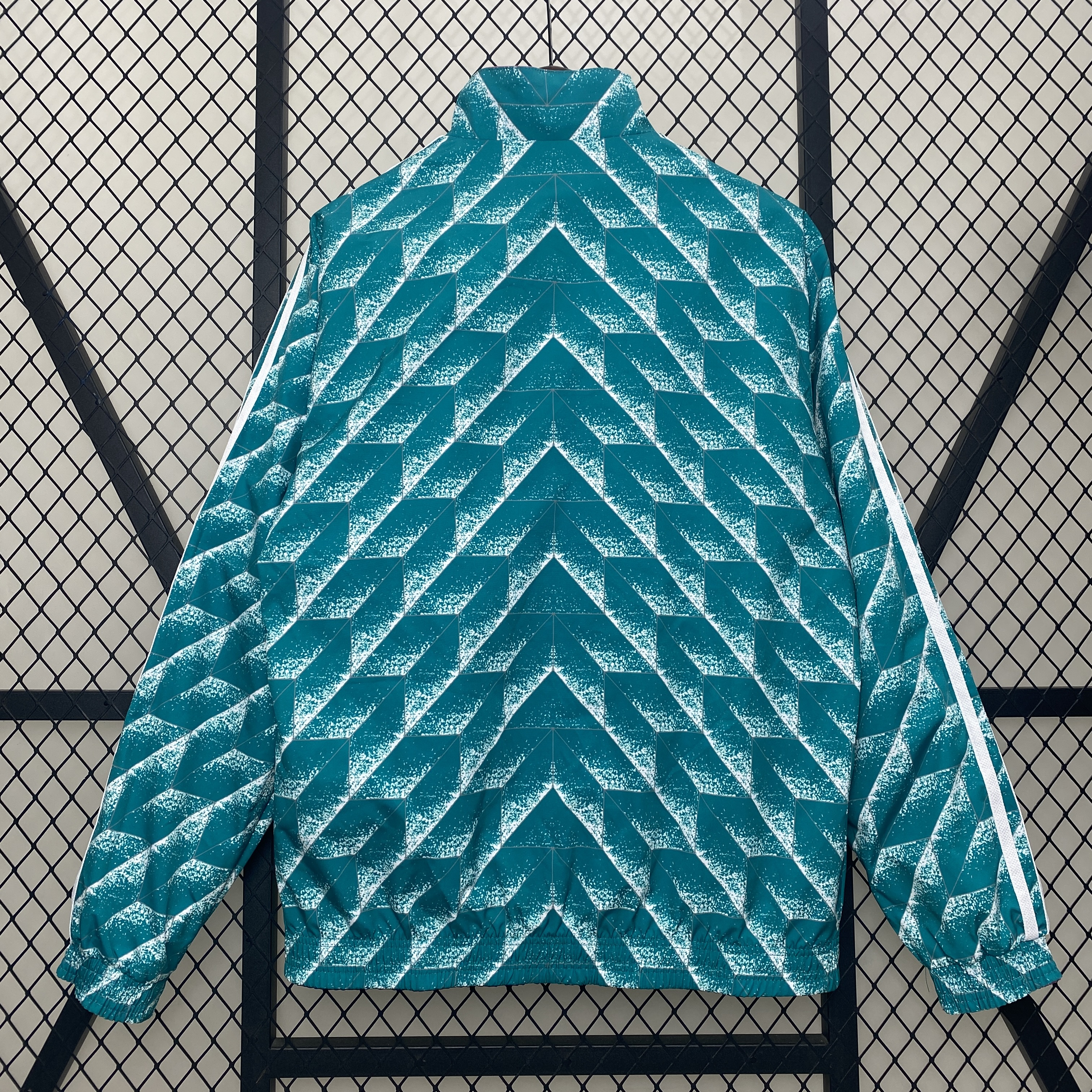 SIUjerseys-Germany 24-25 Double Sided Reversible Windbreaker - Pink & Vintage Green