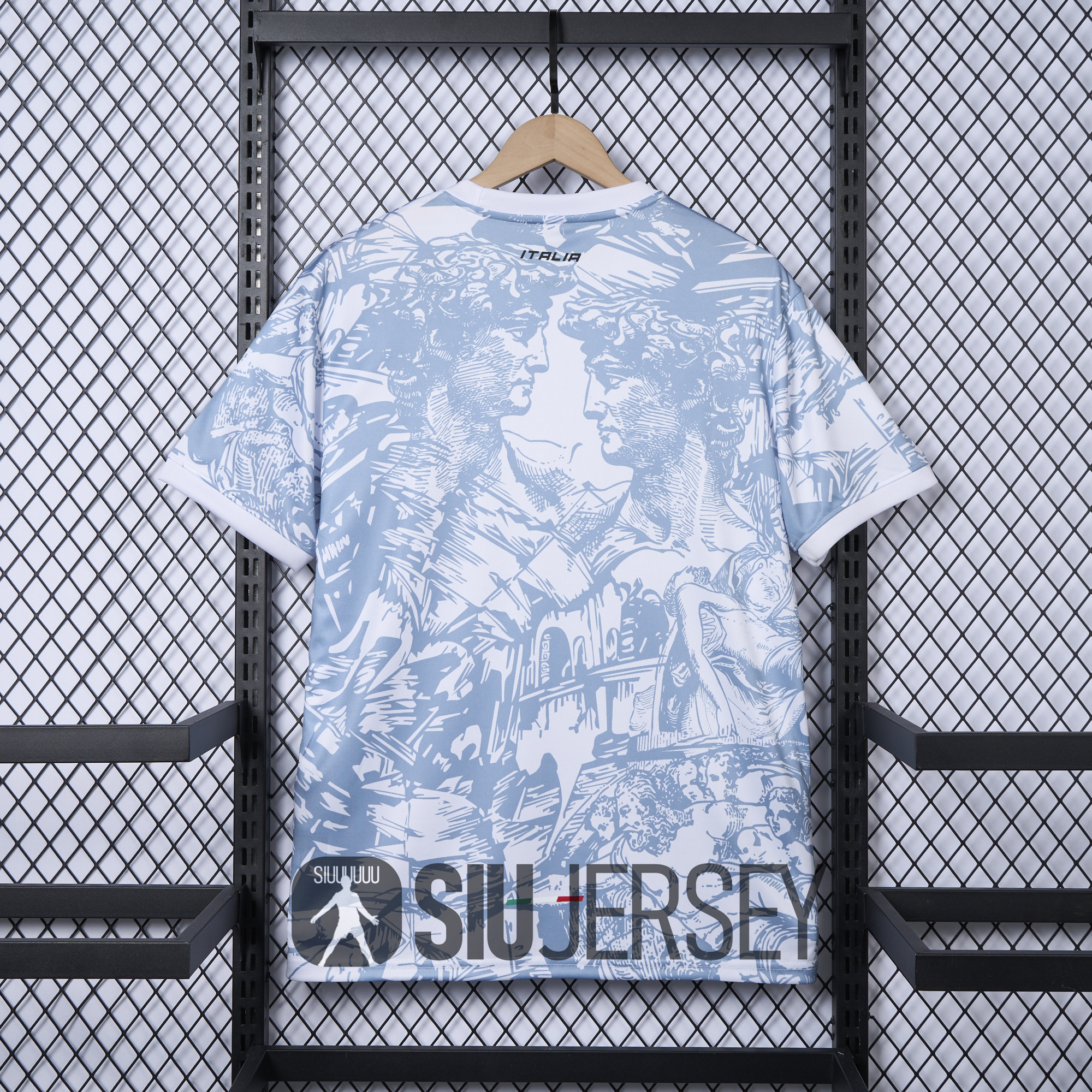 SIUjerseys-Italy 2024 White Special Edition Jersey - Fans Version