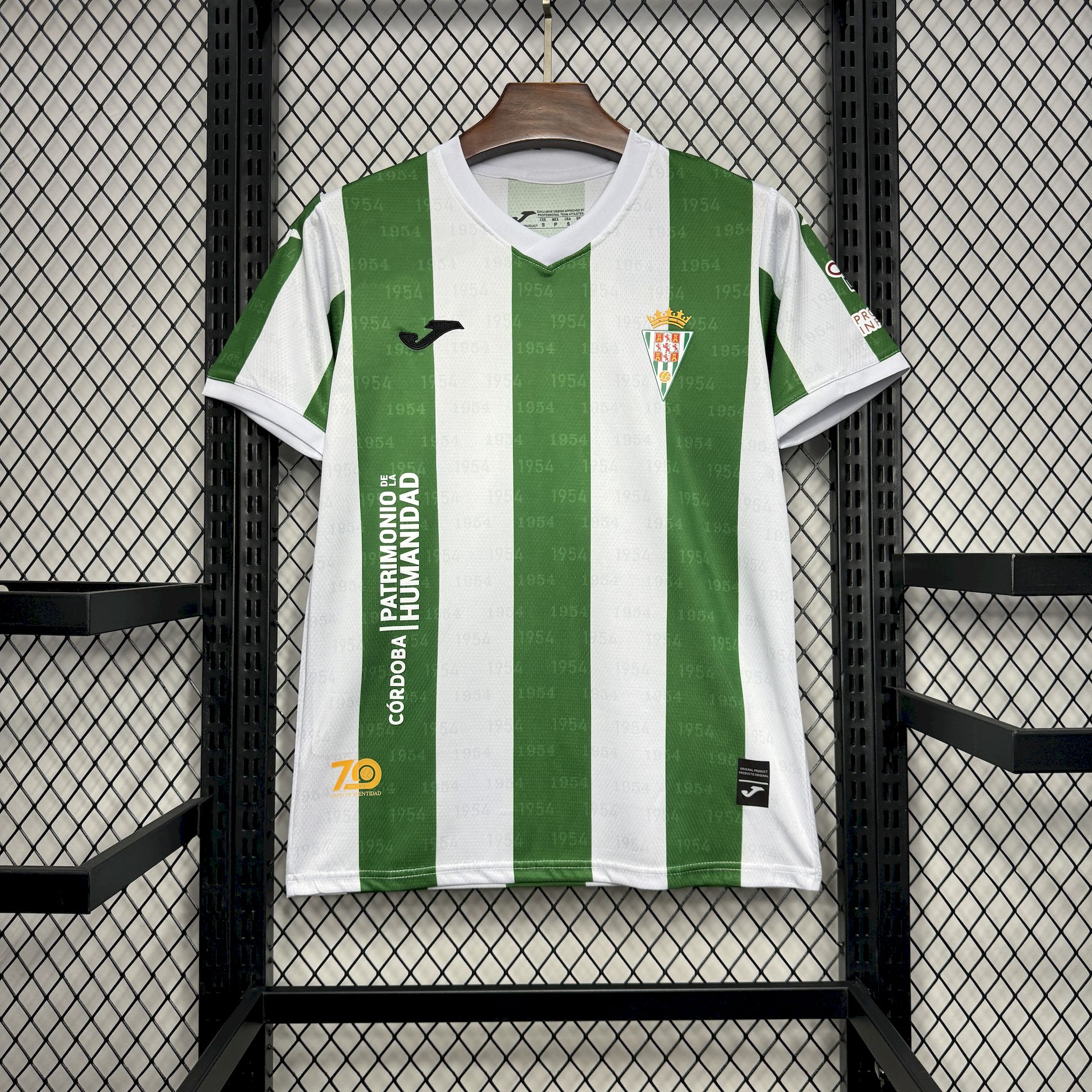 SIUjerseys-Cordoba CF 24-25 Home Stadium Jersey With All Sponsors - Fans Version