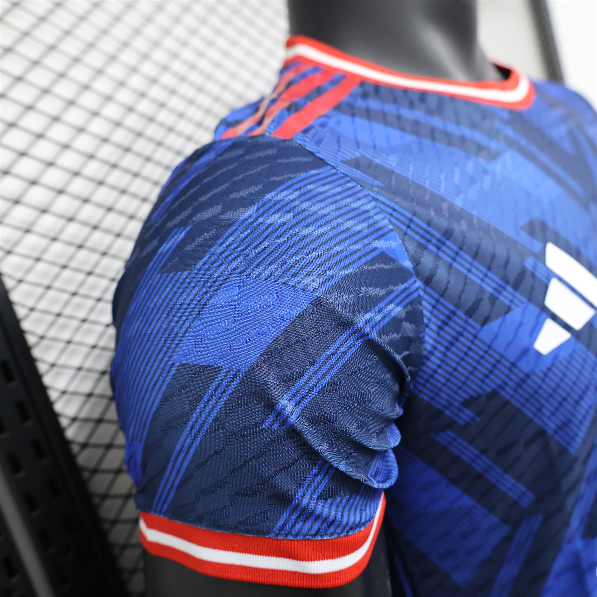 unitedfutballjersey-Manchester United 24-25 Blue Stripe Special Edition Jersey - Player Version