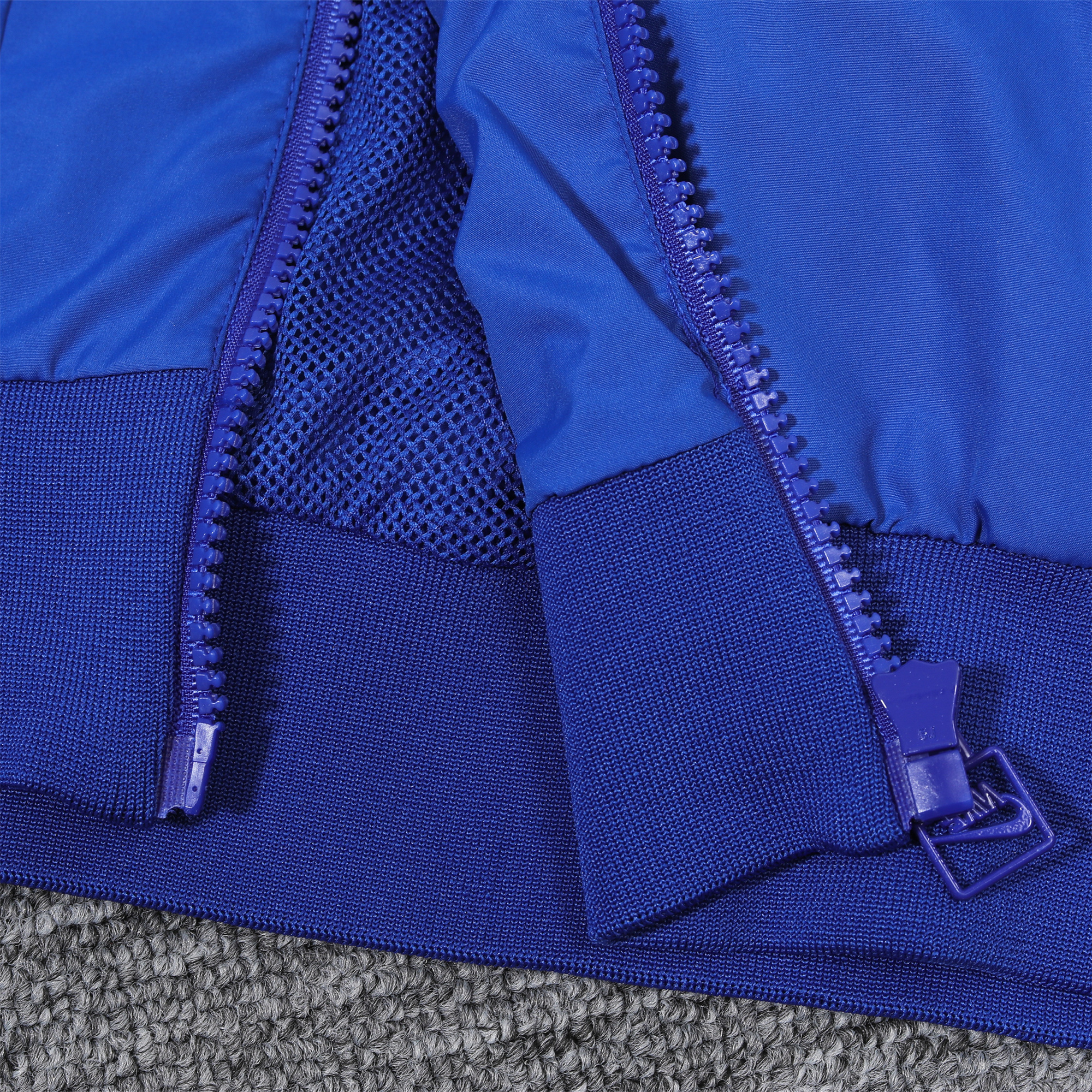 SIUjerseys-Brazil 2024 National Team Anthem Blue Hooded Windbreaker - Player Version