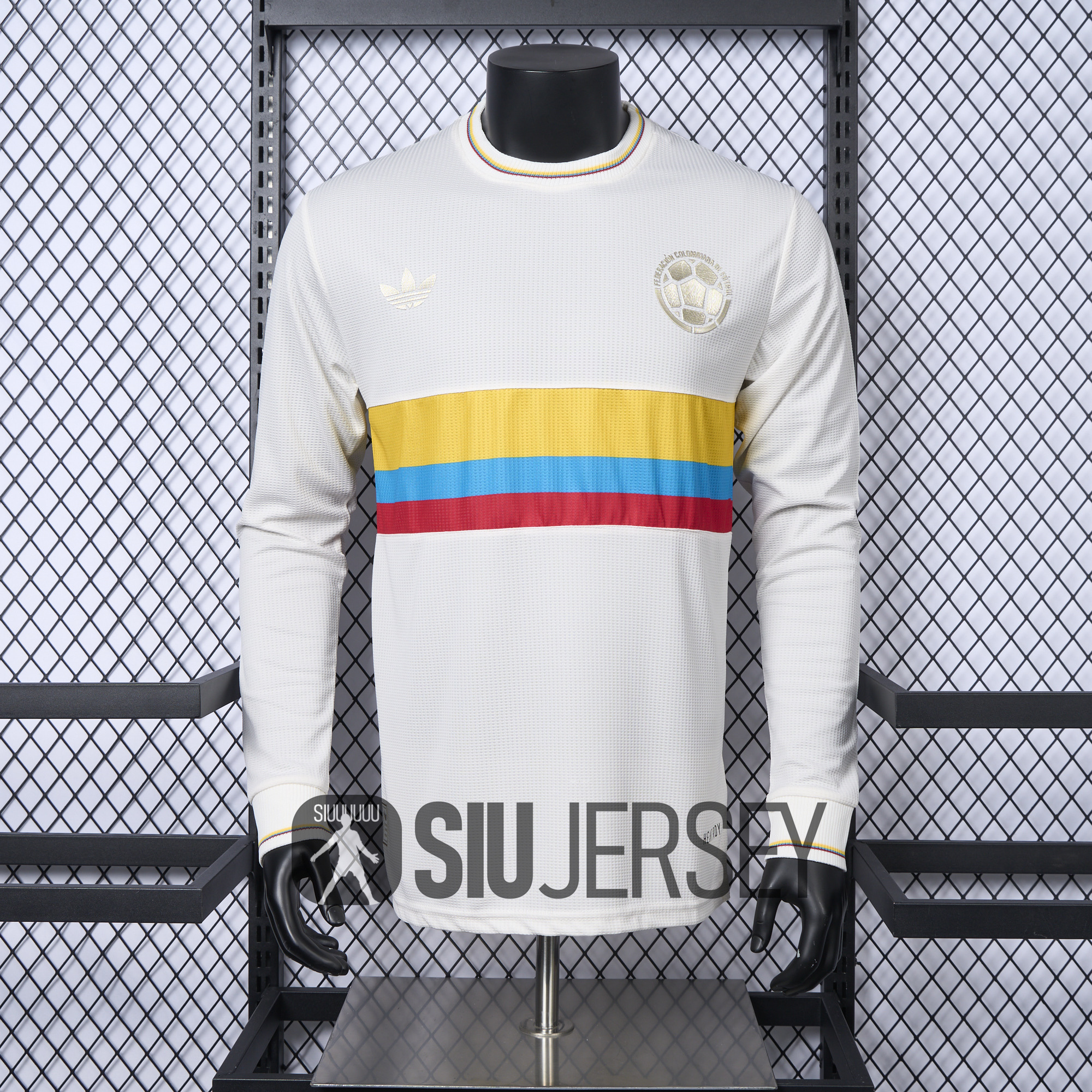 SIUjerseys-Colombia 2024 100th Anniversary Long Sleeve Jersey - Player Version