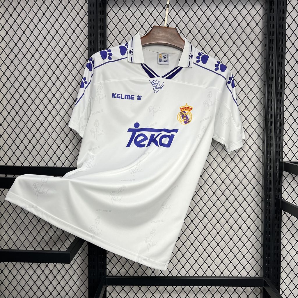 SIUjerseys-Retro Real Madrid 1994-96 Home Jersey