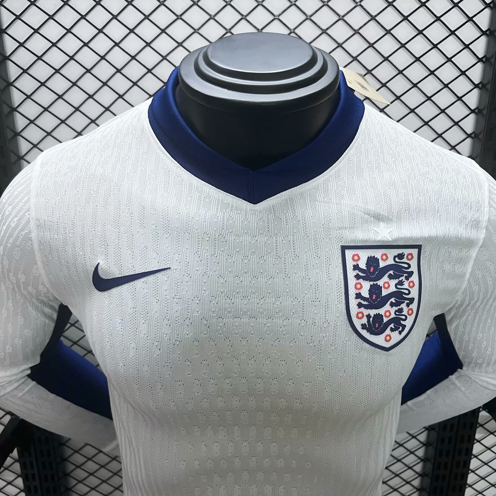 SIUjerseys-England 2024 Home Stadium Long Sleeve Jersey - Player Version