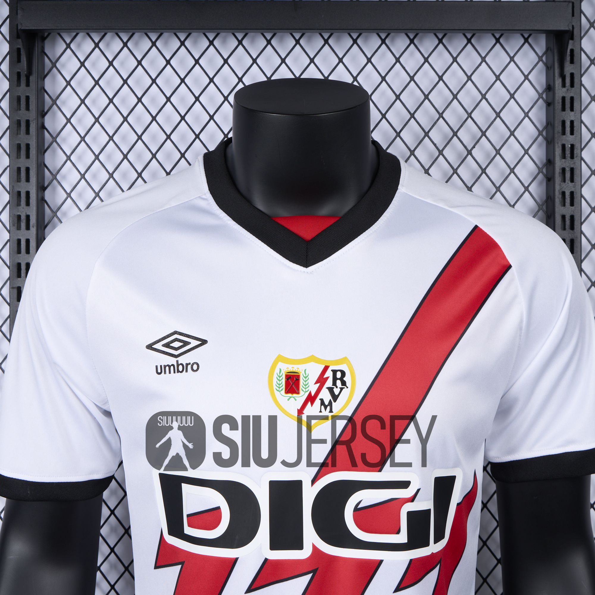 SIUjerseys-Rayo Vallecano 24-25 Home Jersey - Player Version