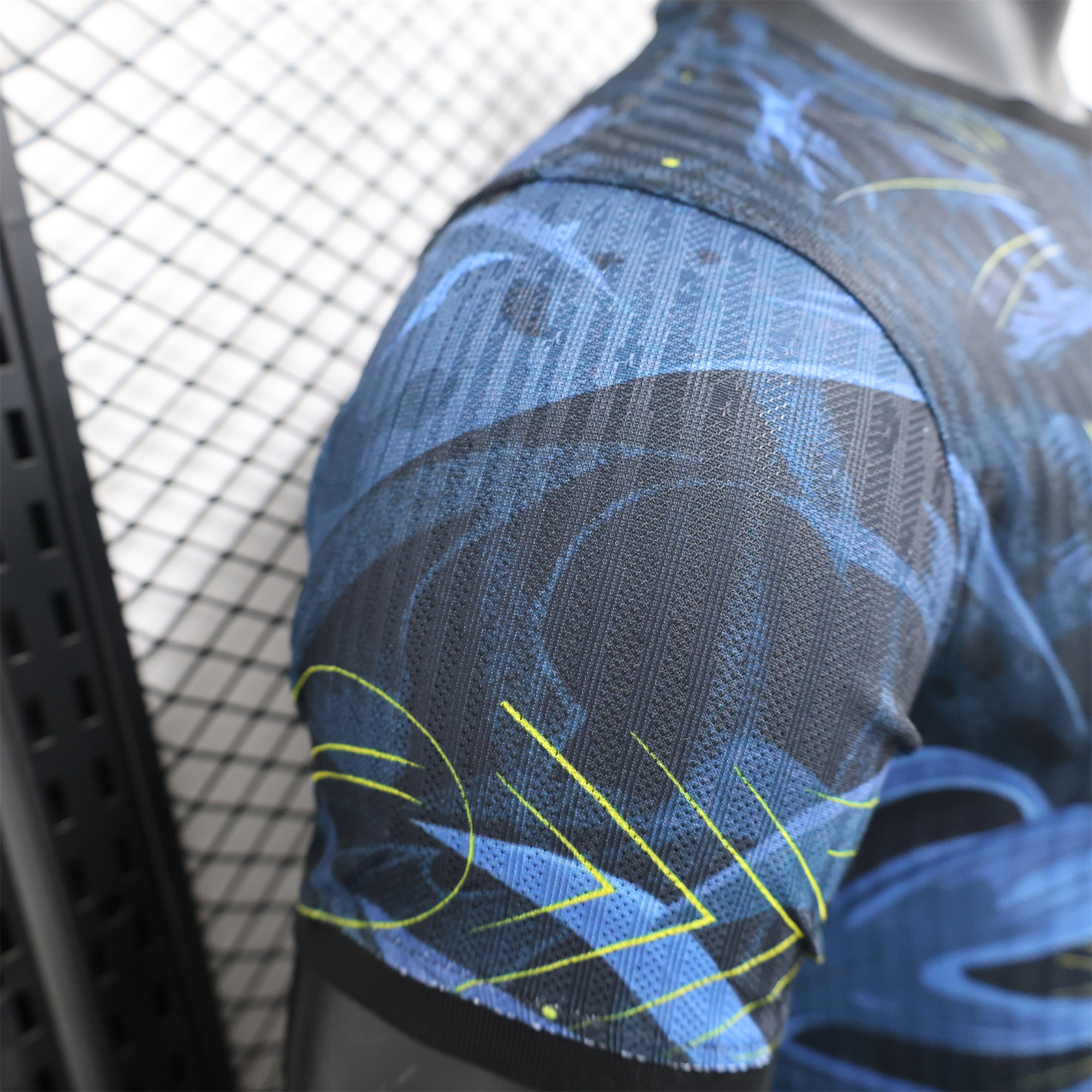 SIUjerseys-Brazil 2024 Black Blue Tiger Jersey - Player Version