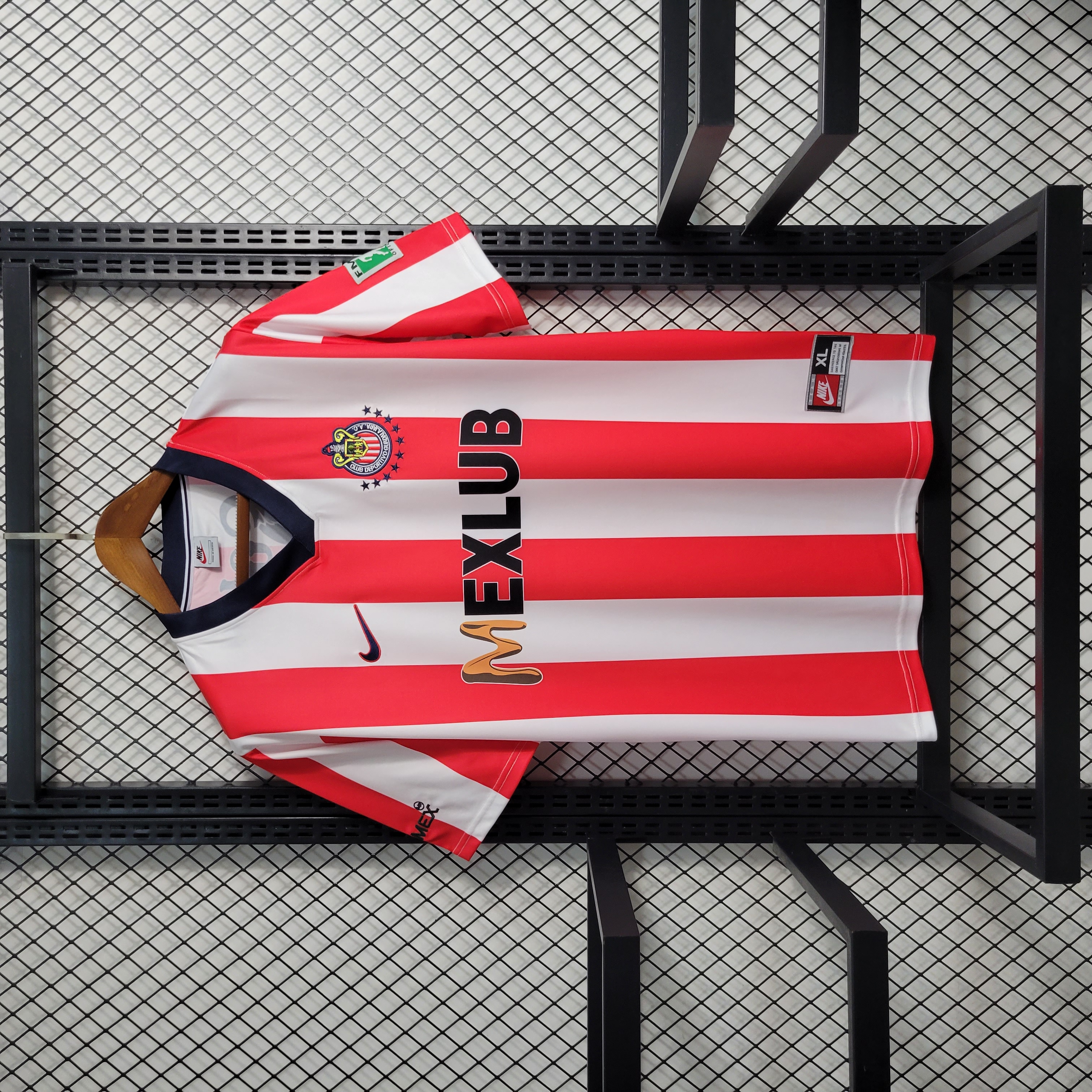 JerseysGala.com | Retro Chivas de Guadalajara 96-97 Home Stadium Jersey -Customize Name, Number and Patch | Worldwide Shipping
