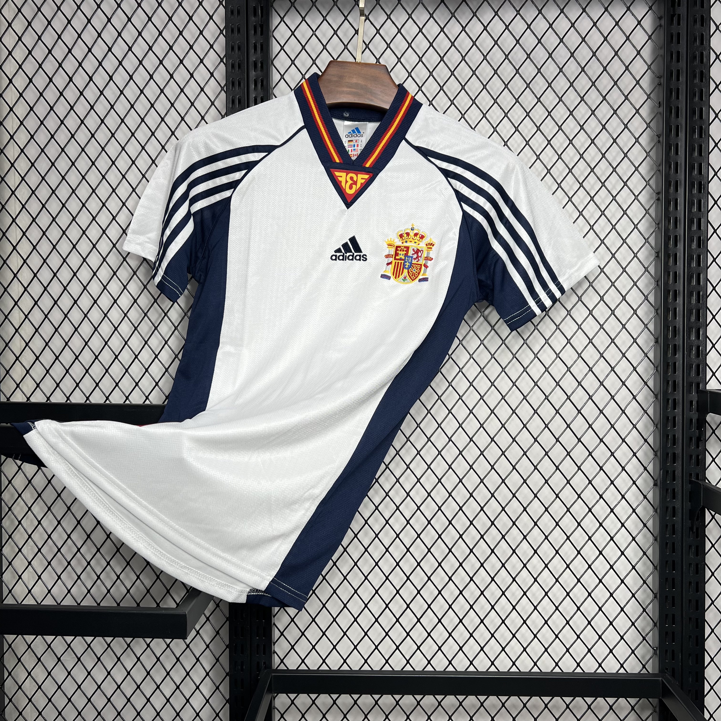 SIUjerseys-Retro Spain 1998 Away Jersey