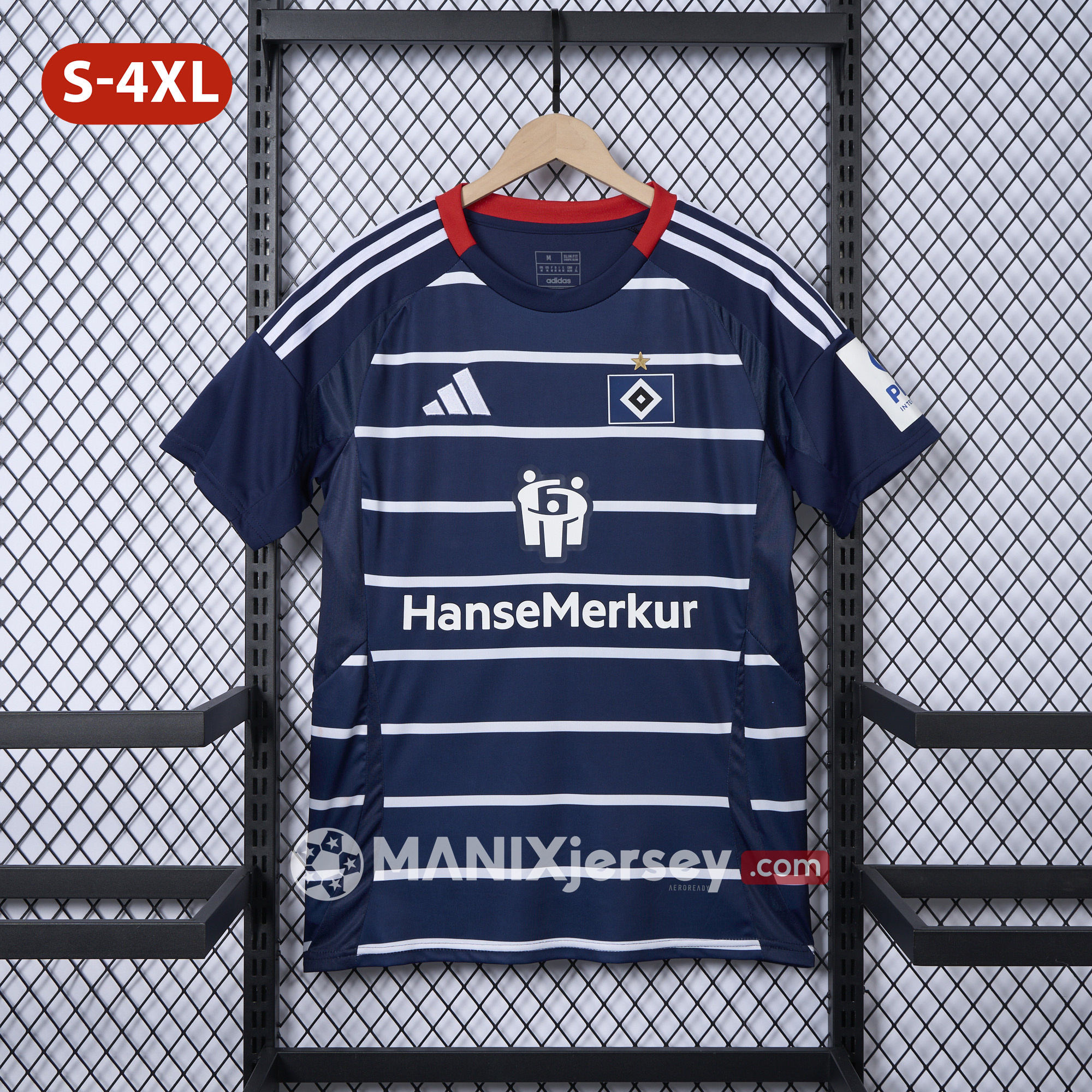 ManixJersey.com | Hamburger SV 24-25 Away Jersey - Fans Version -Customize Name, Number and Patch | Worldwide Shipping