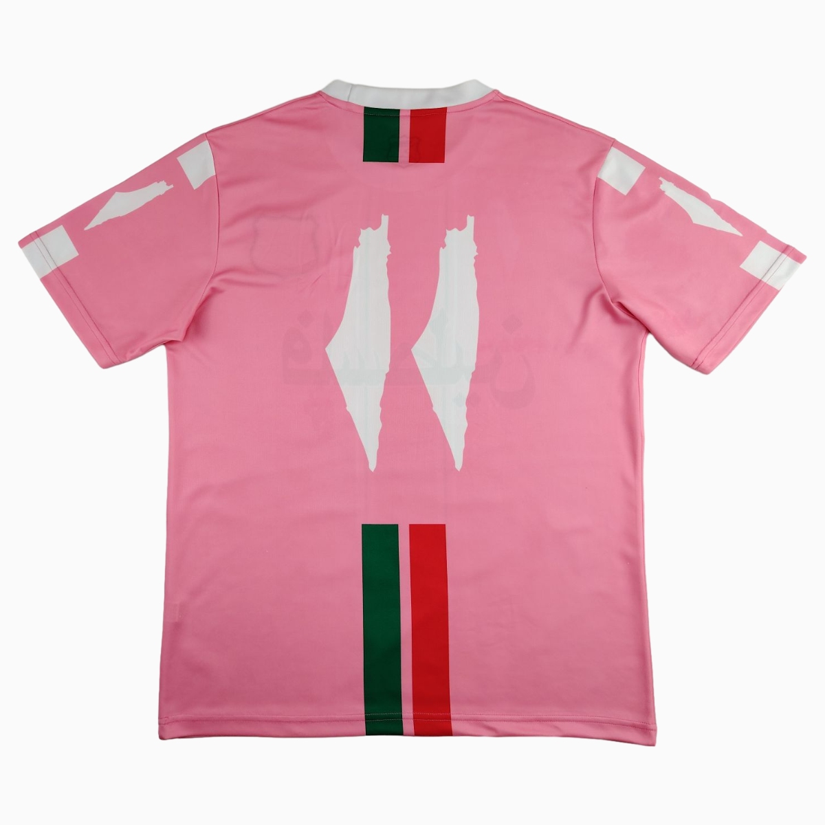 SIUjerseys-FC Palestina 24-25 Pink Centre Striped Jersey with English
