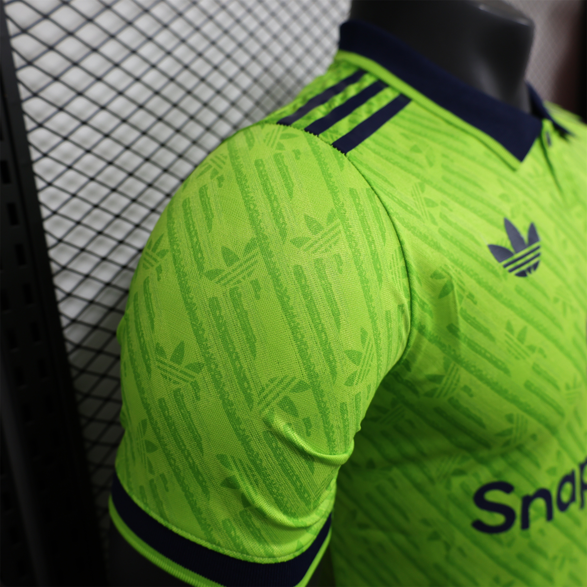 SIUjerseys-Manchester United 24-25 Green Trefoil Vintage Jersey - Player Version