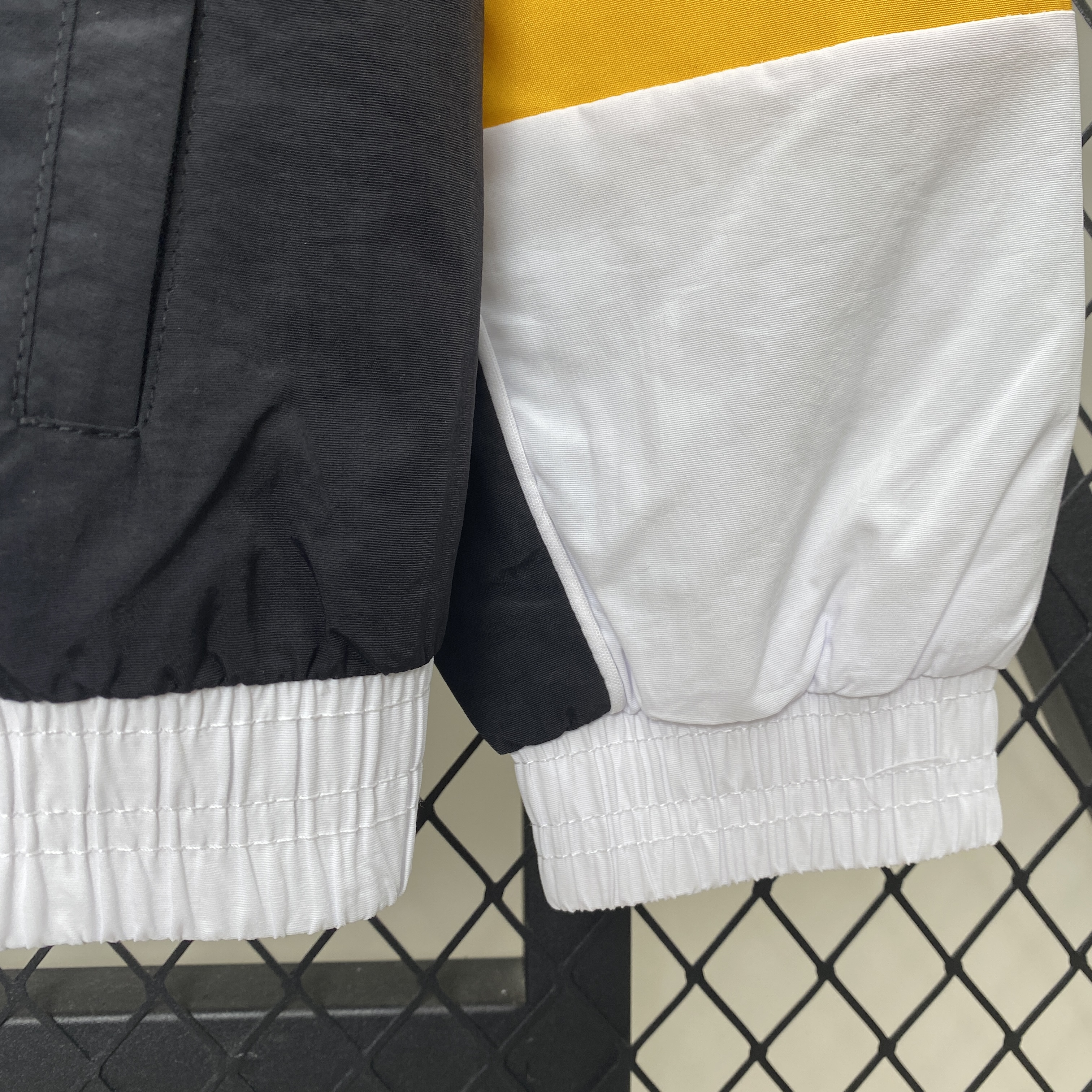 SIUjerseys-Real Madrid 24-25 Throwback Windbreaker Jacket - White & Orange